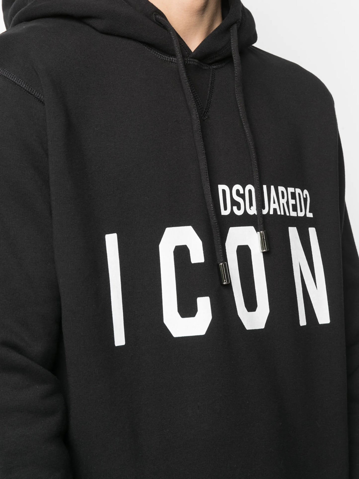 Icon-print hoodie