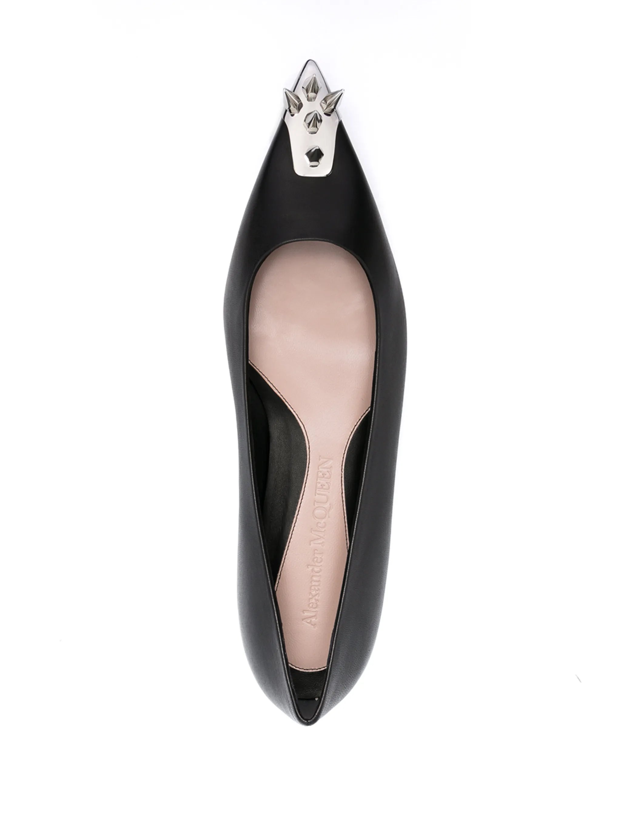 spike stud ballerina shoes