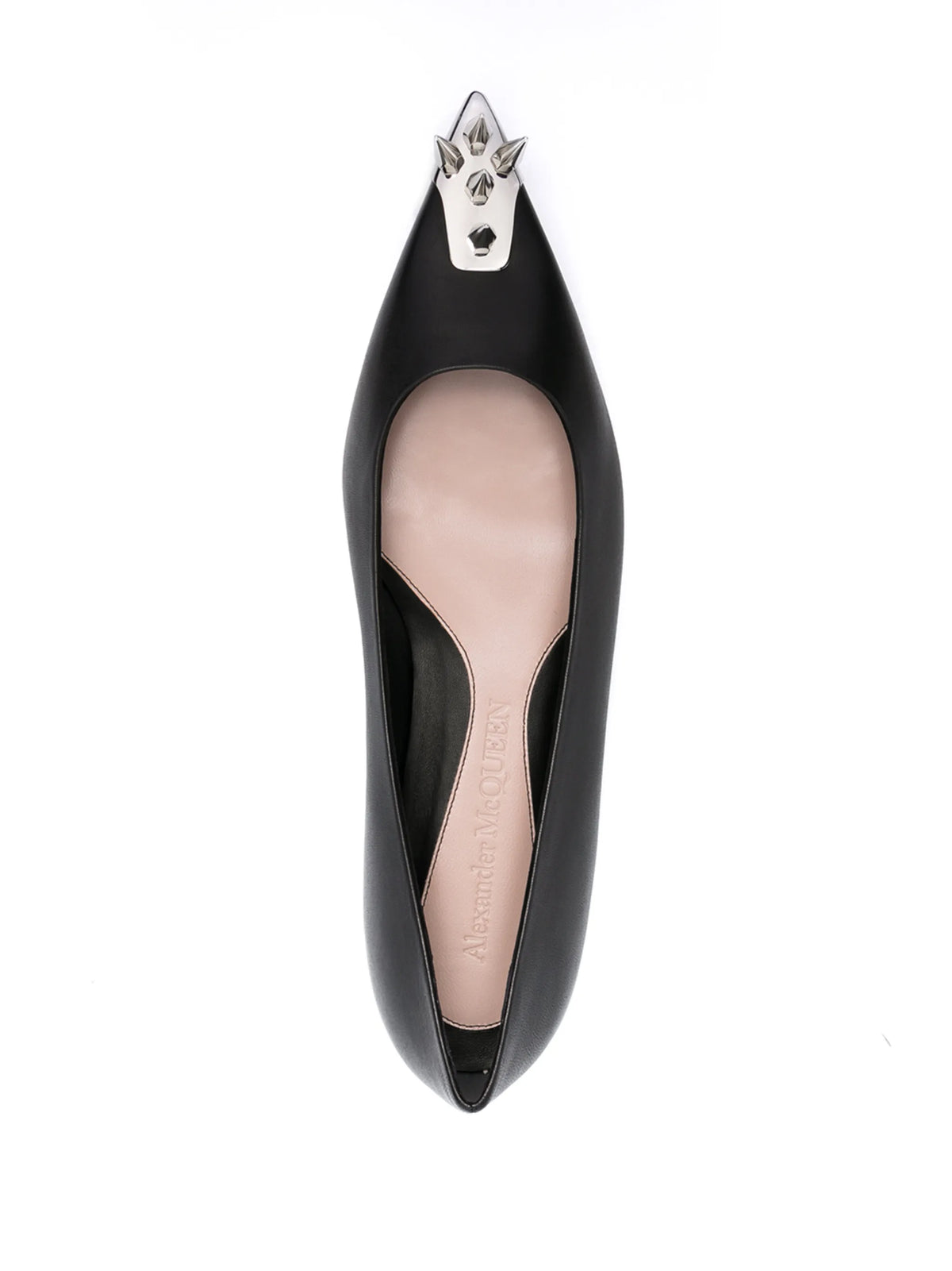 spike stud ballerina shoes