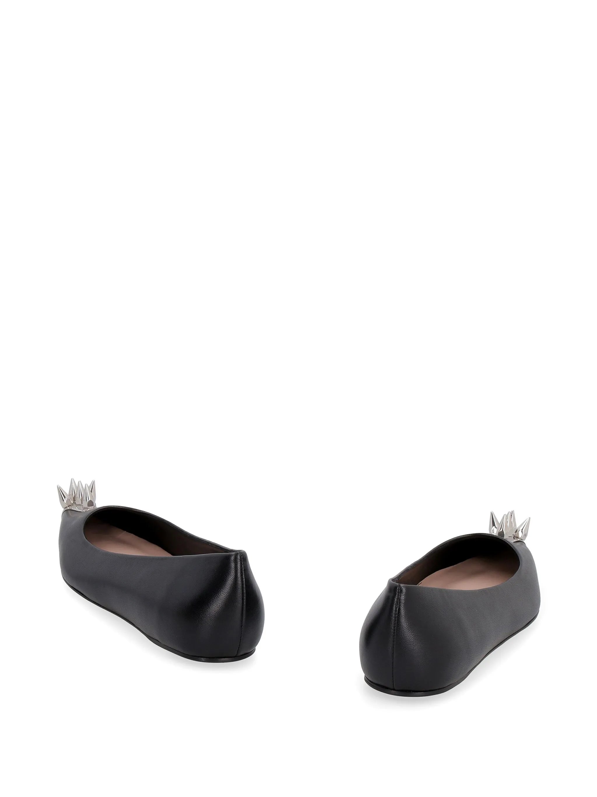 spike stud ballerina shoes