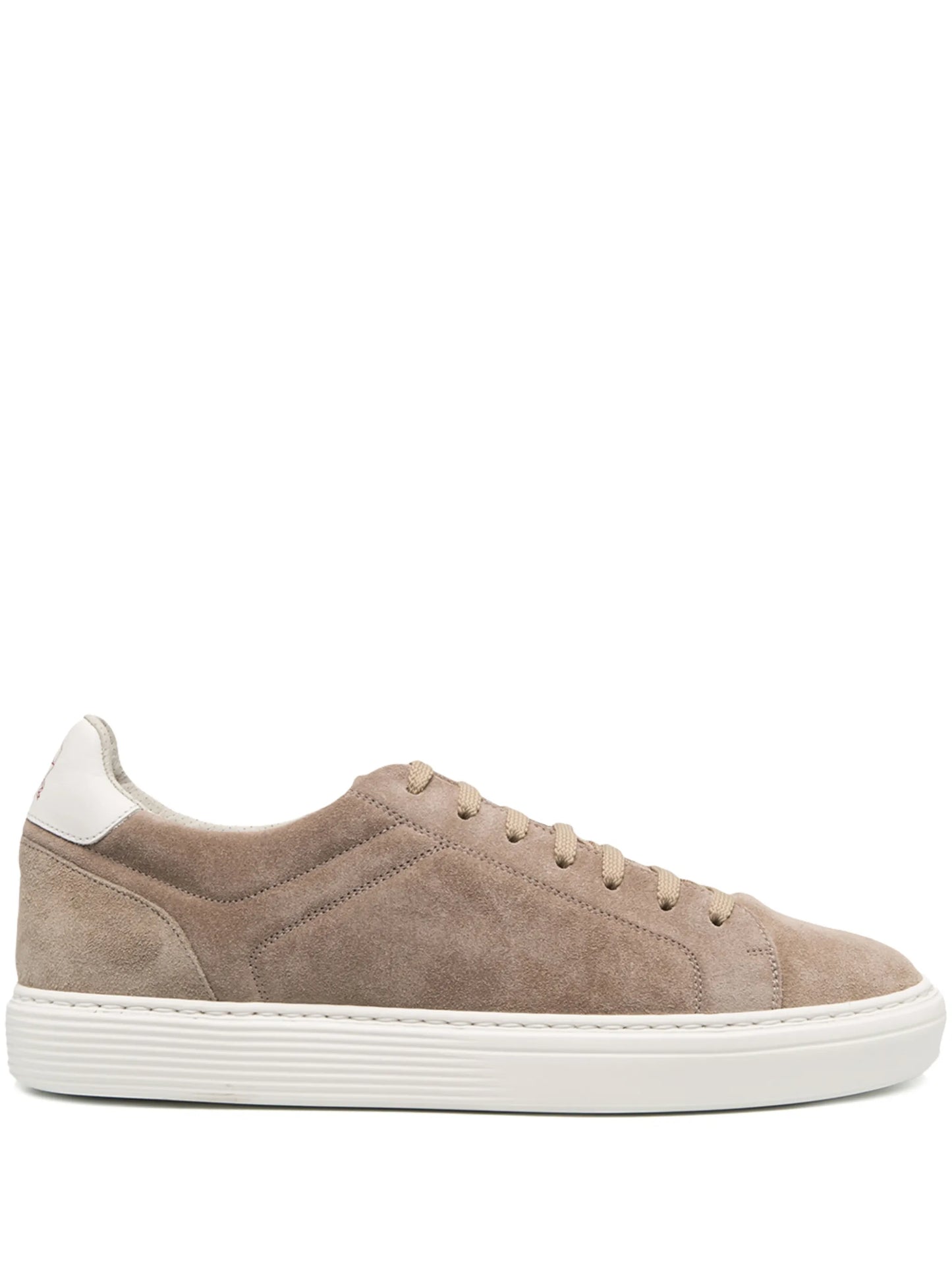low-top suede sneakers
