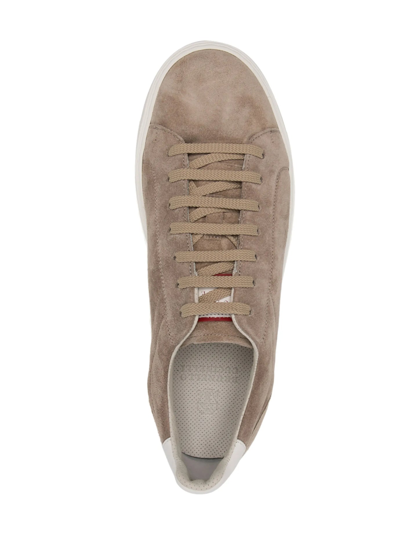 low-top suede sneakers