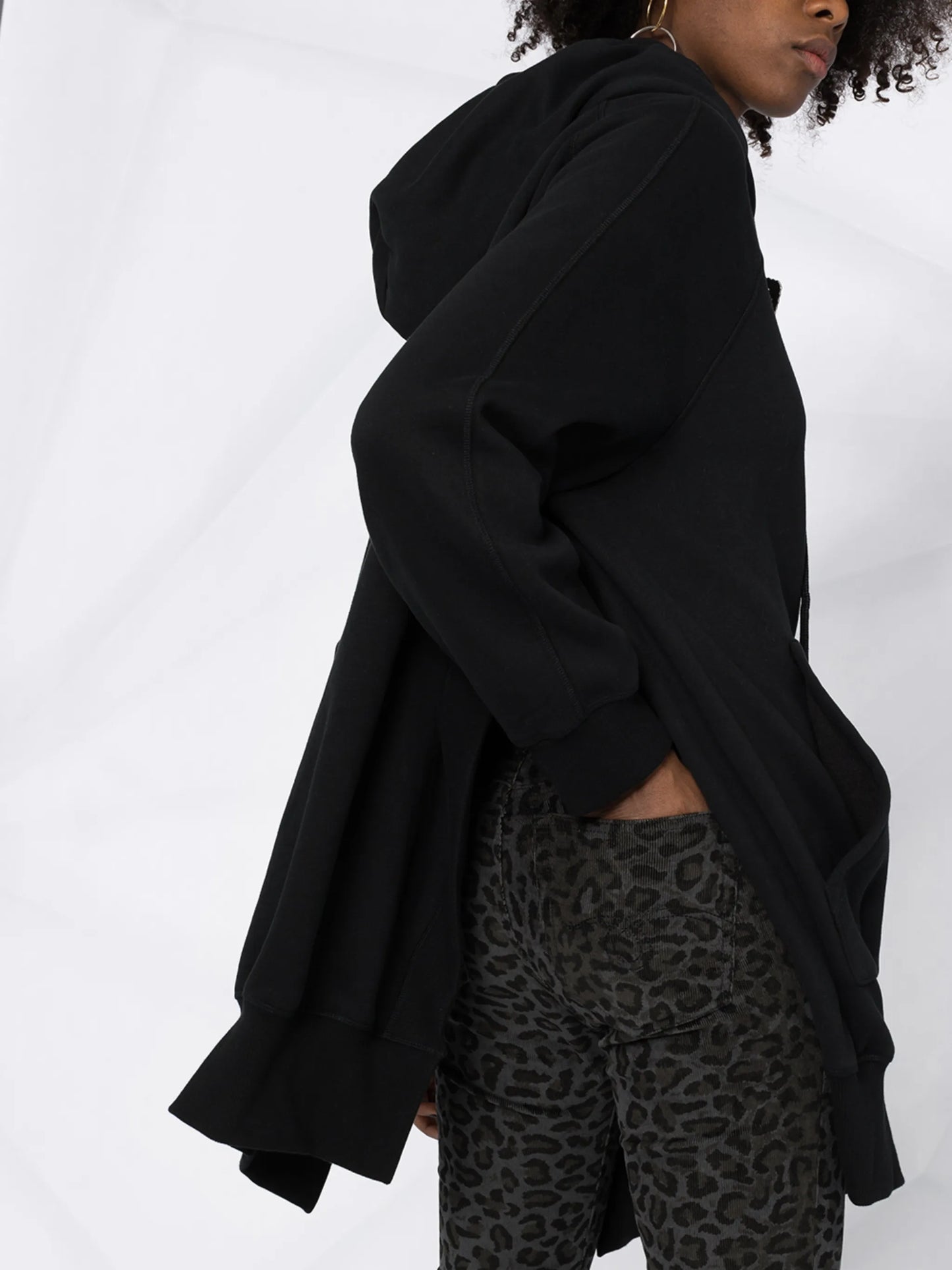 leopard-print skinny jeans