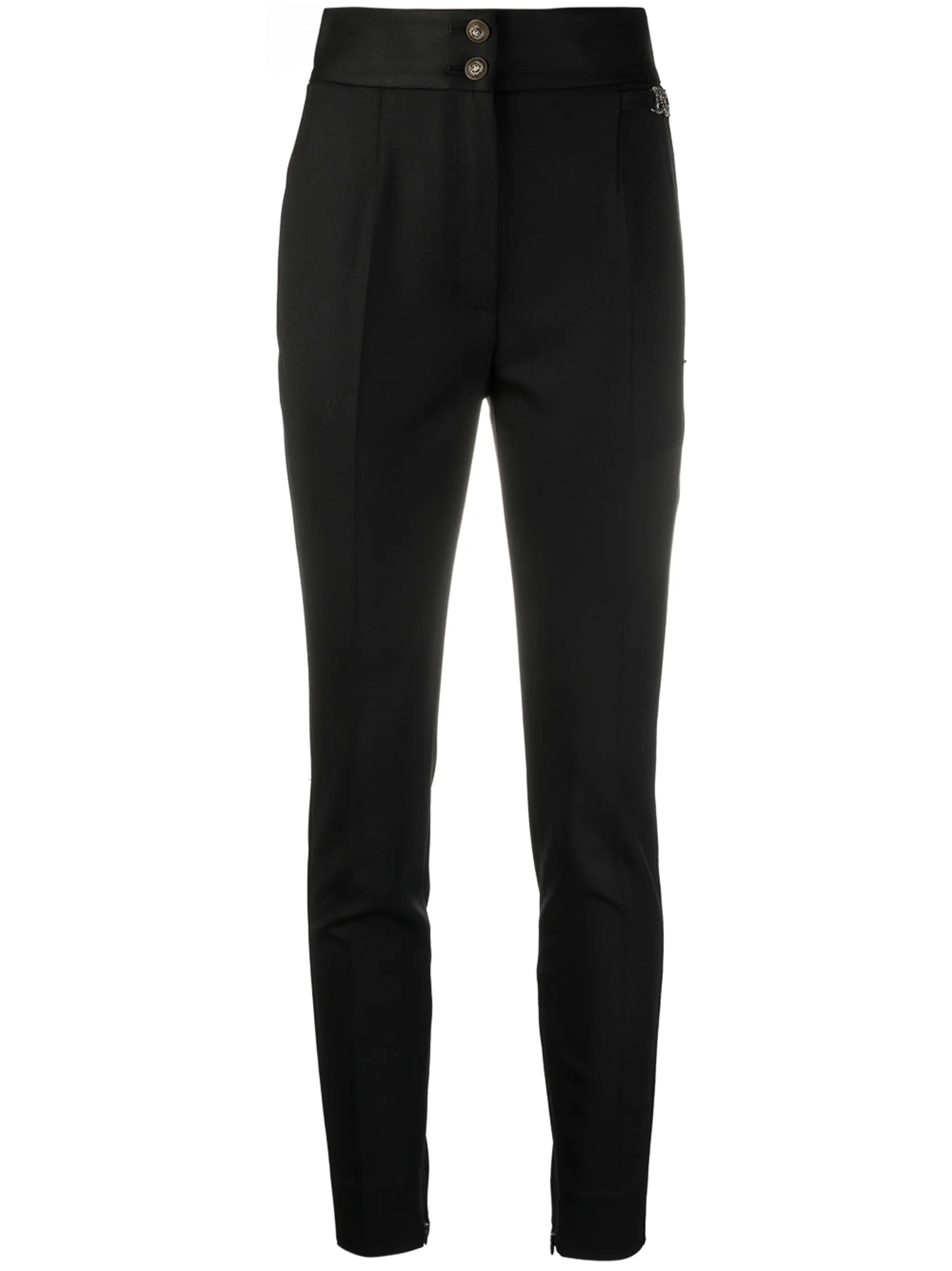 logo plaque skinny trousers