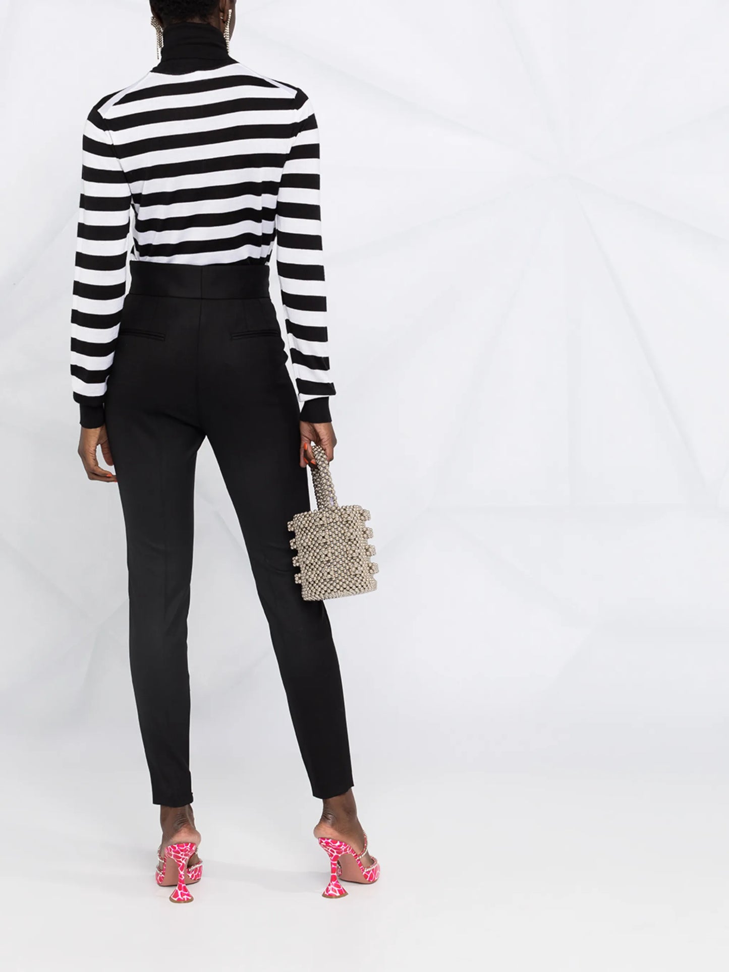 logo plaque skinny trousers