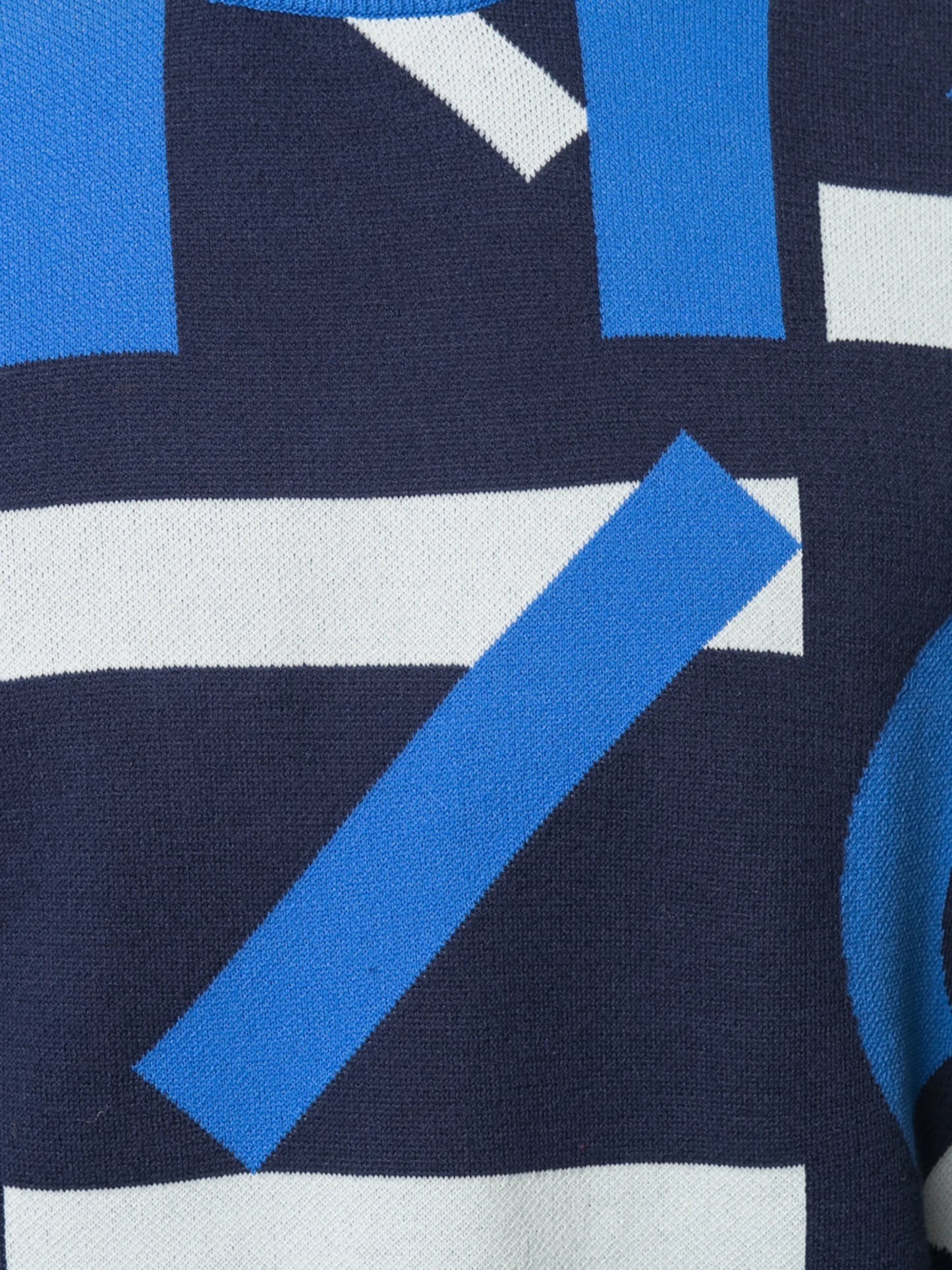 intarsia-knit logo sweatshirt