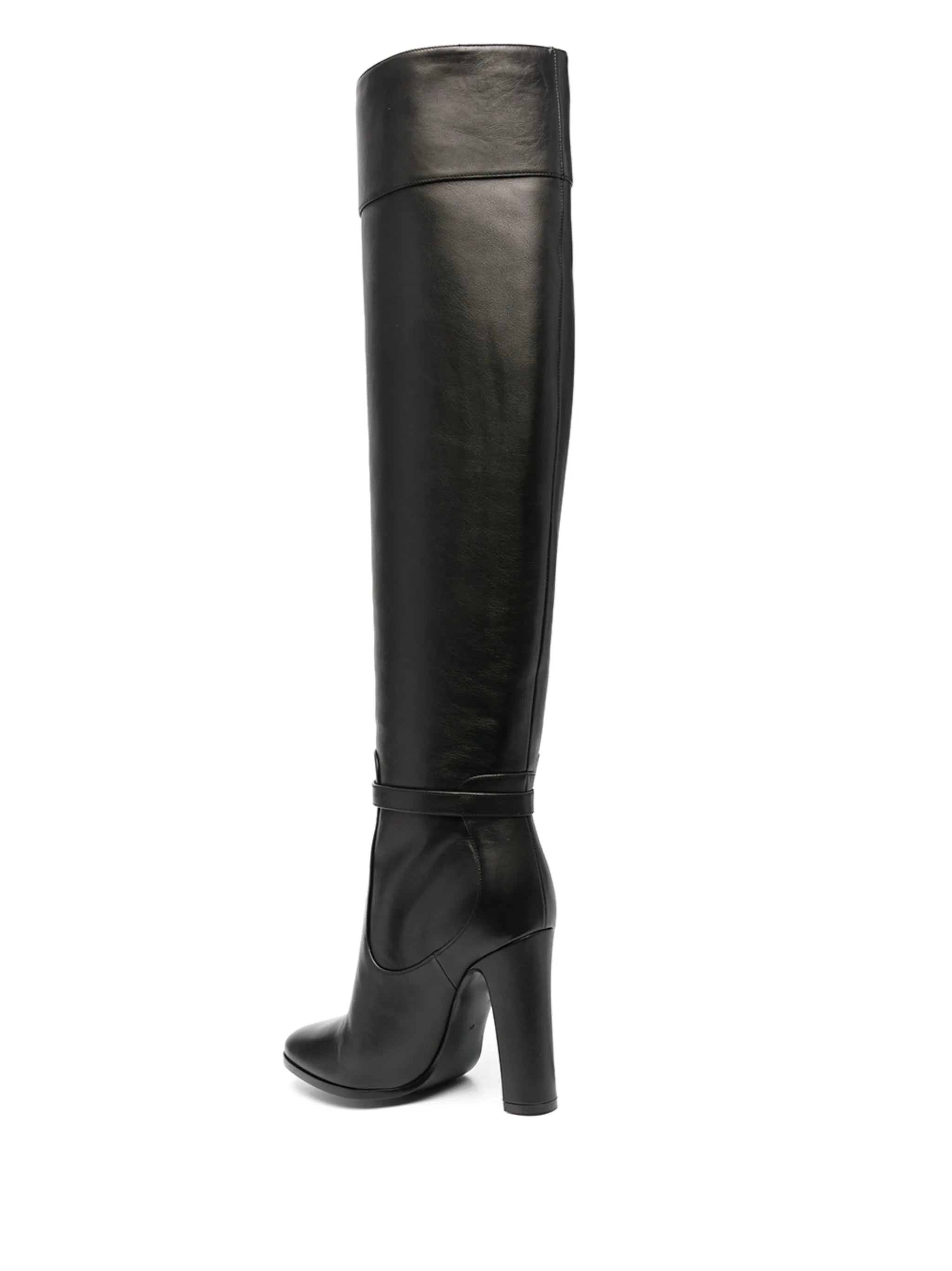 DG buckle knee-high boots