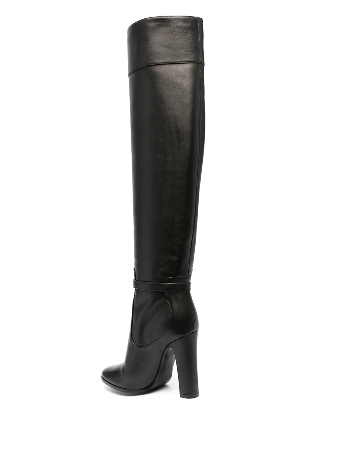 DG buckle knee-high boots