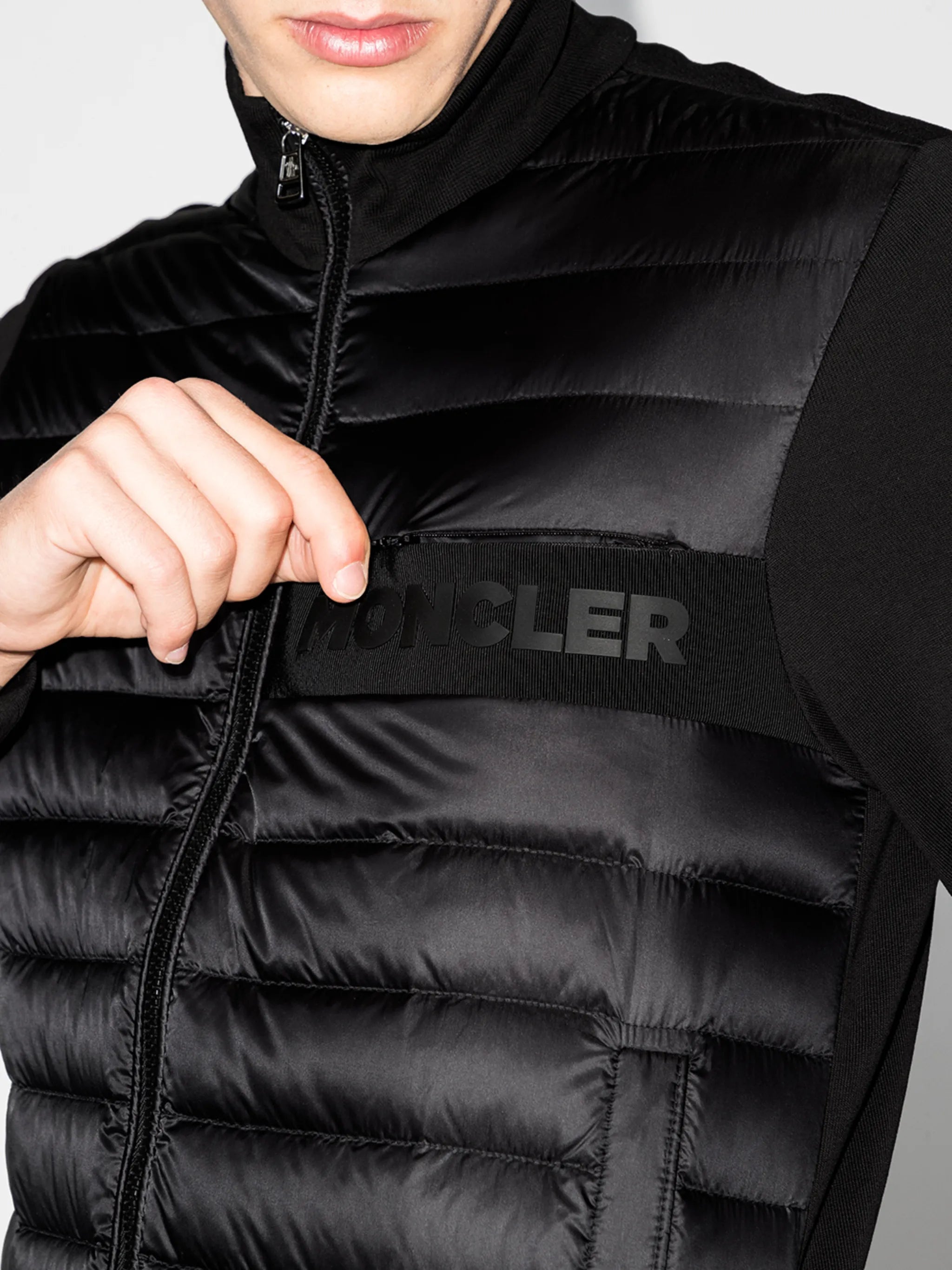 logo-detail puffer jacket