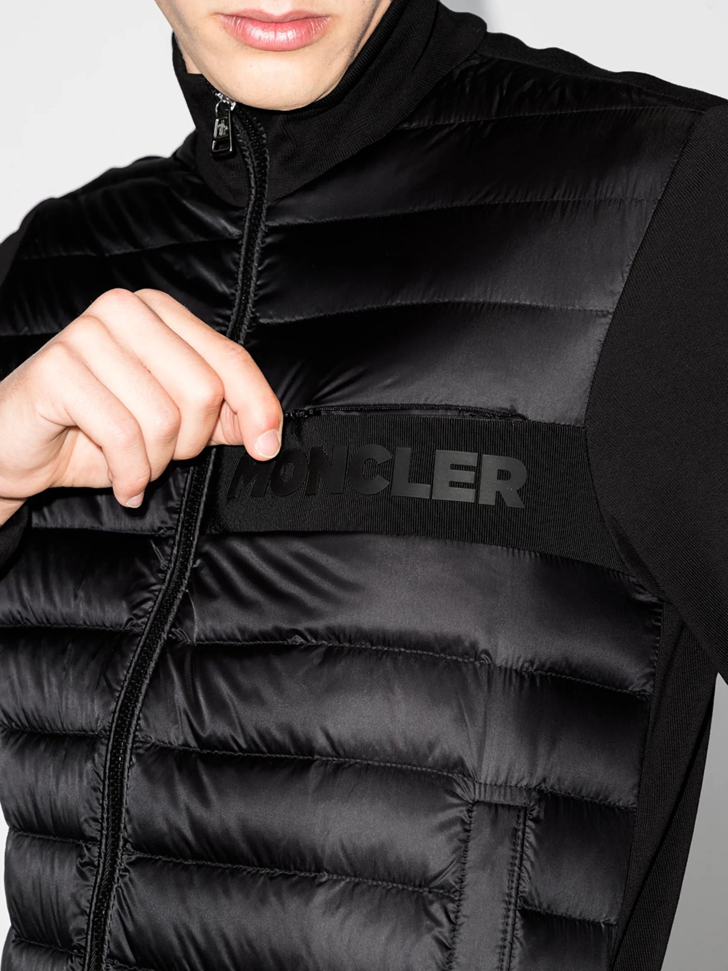 logo-detail puffer jacket
