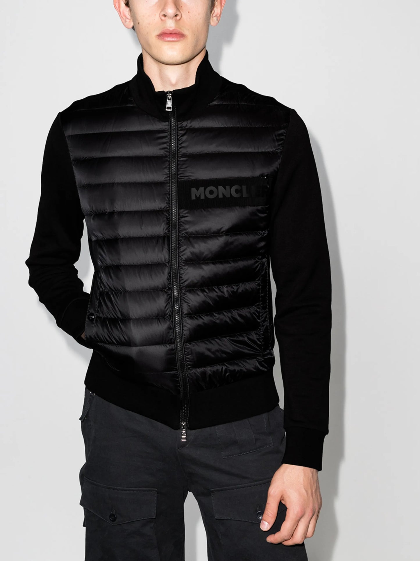 logo-detail puffer jacket