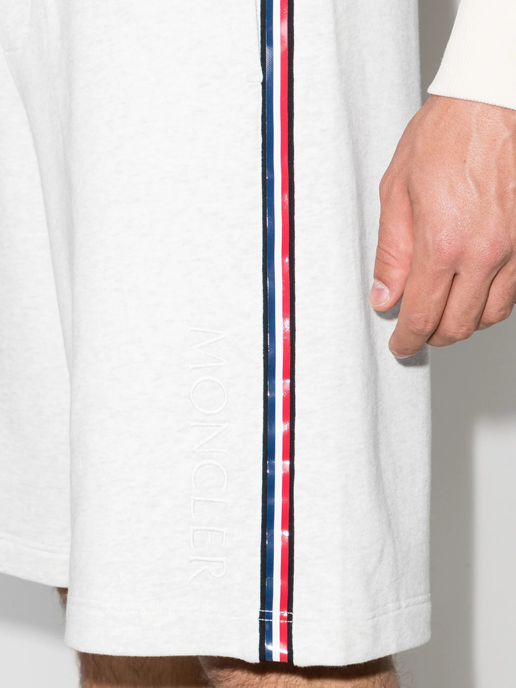 drawstring track shorts