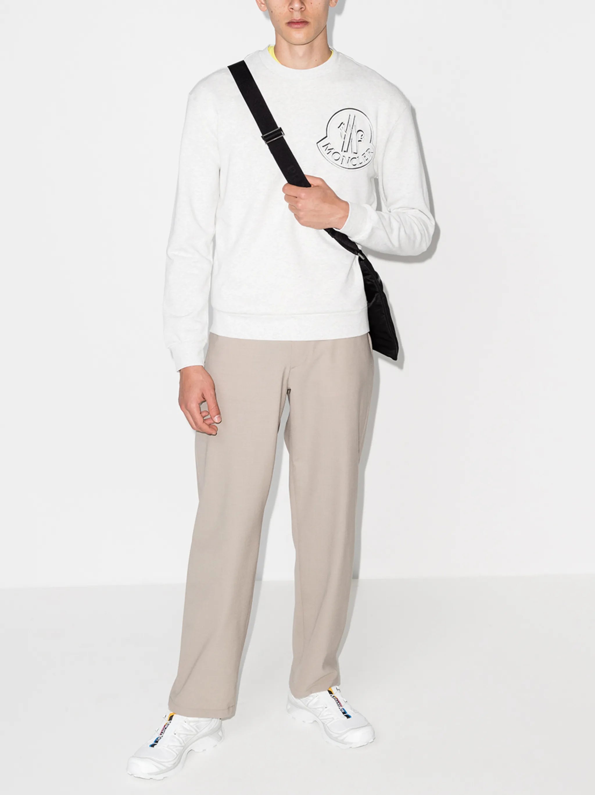 logo-print crew-neck sweatshirt