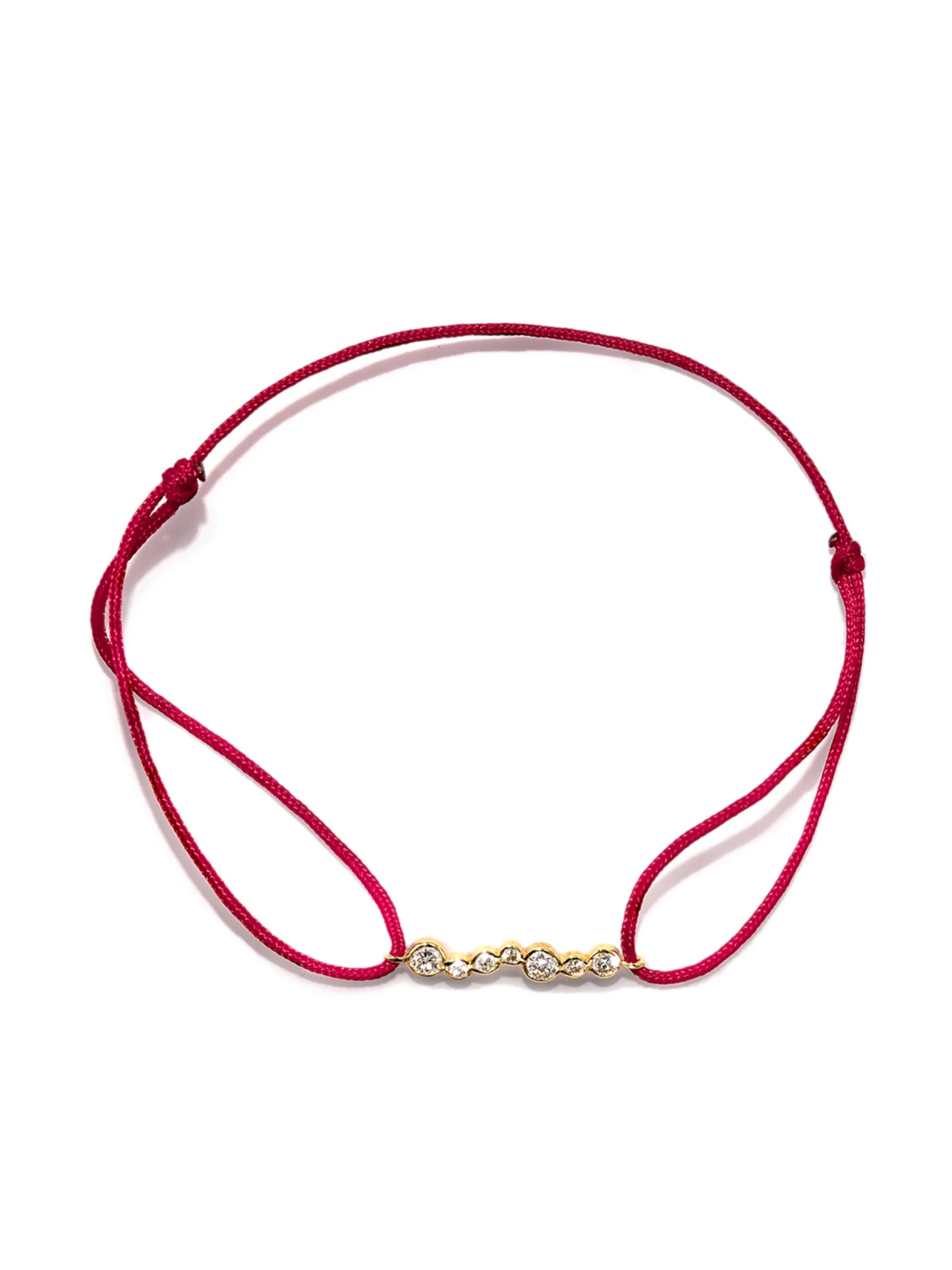 18K yellow gold cord bracelet