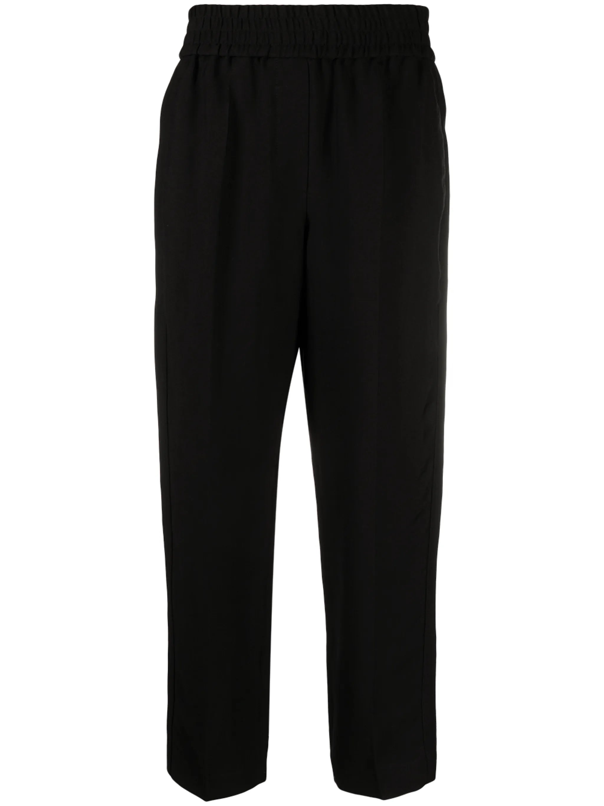 elasticated waistband cropped leg