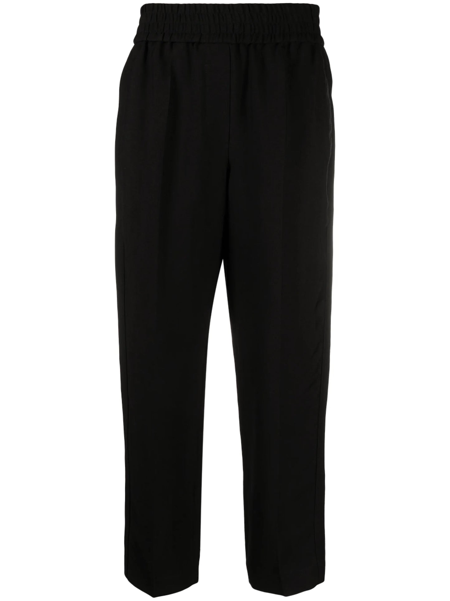 elasticated waistband cropped leg