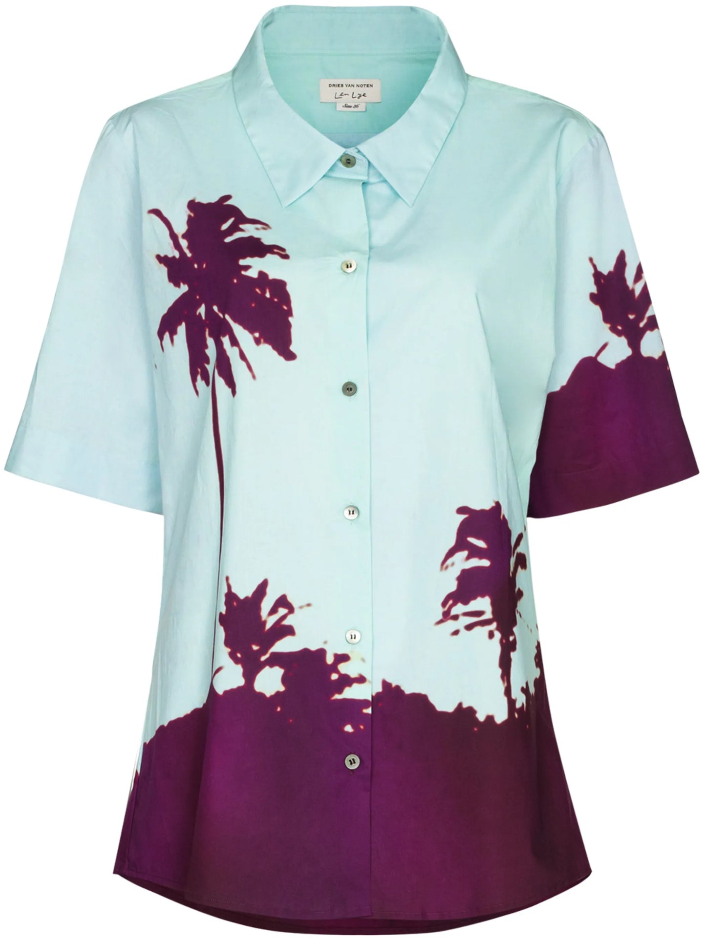 Cartley palm print shirt