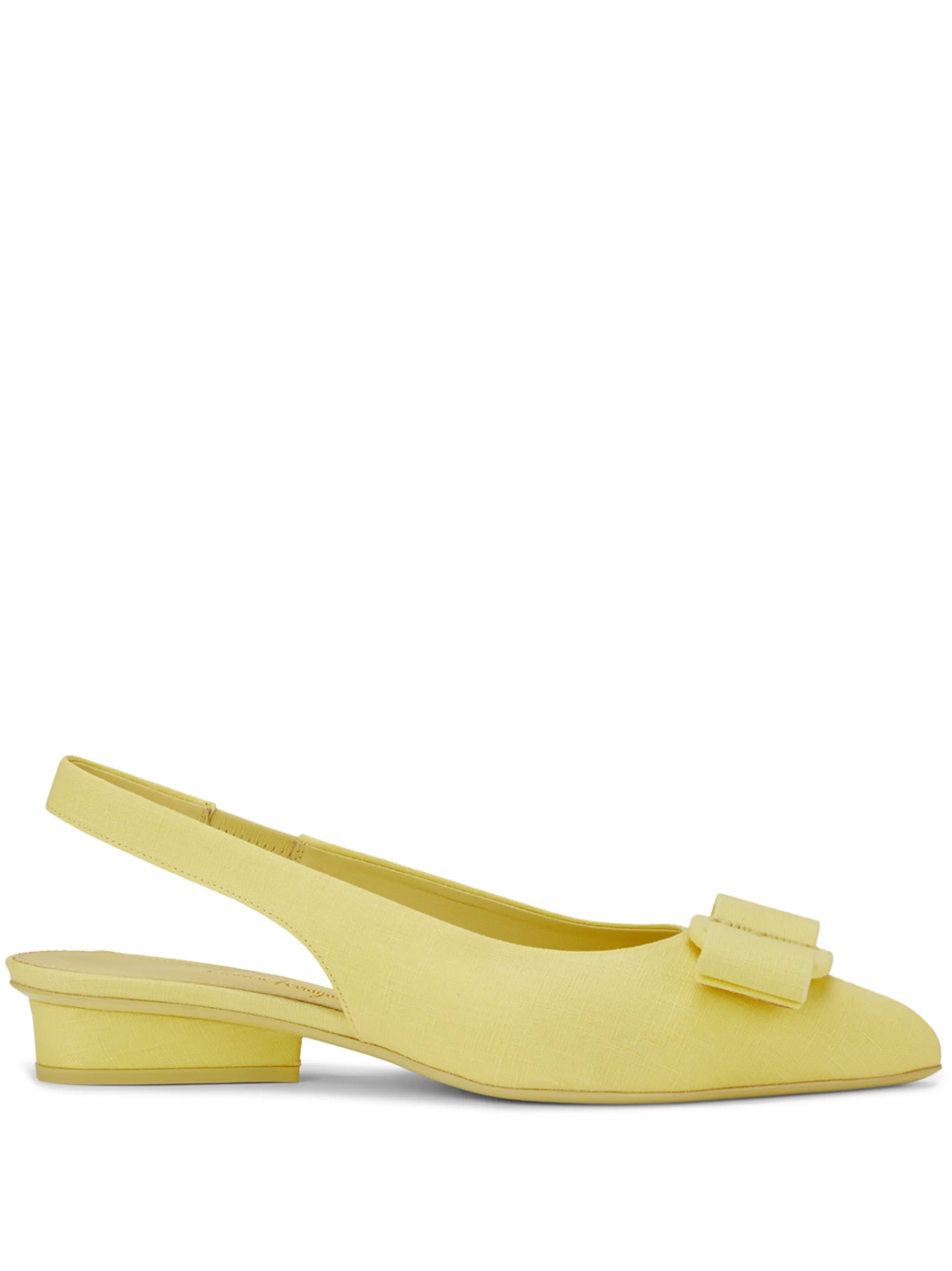 Viva leather slingback pumps