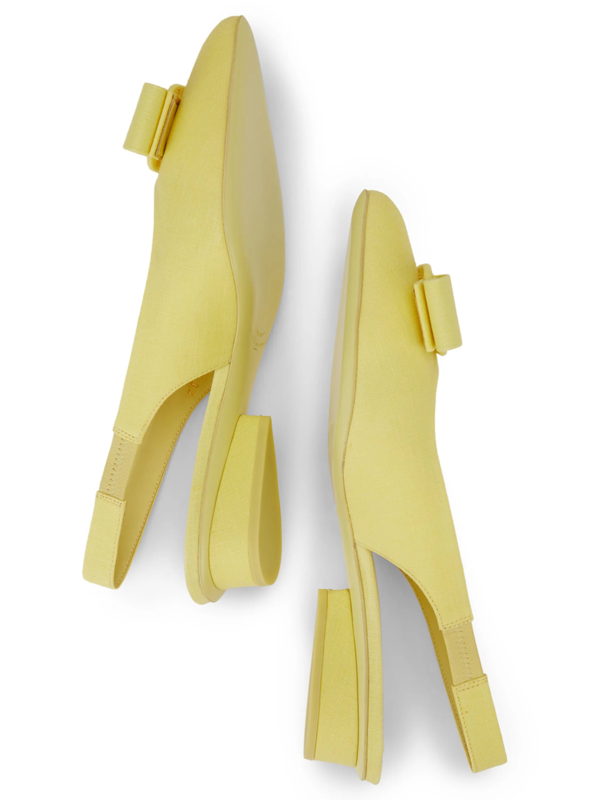 Viva leather slingback pumps