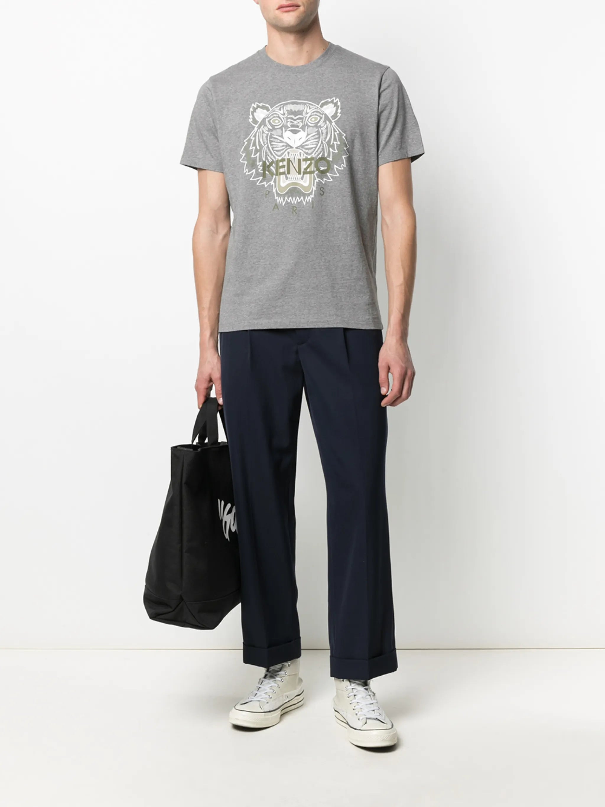 Tiger motif T-shirt