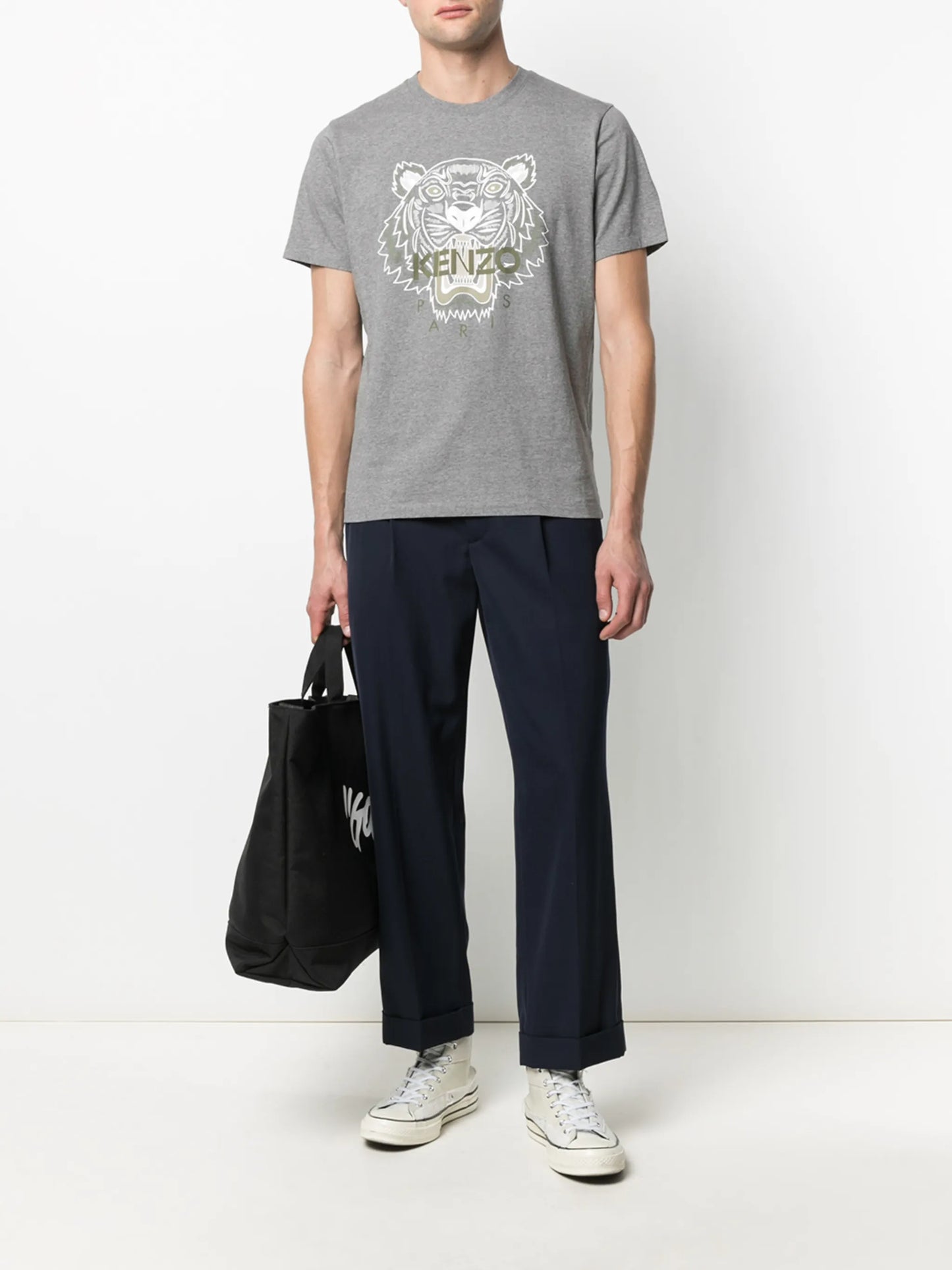 Tiger motif T-shirt