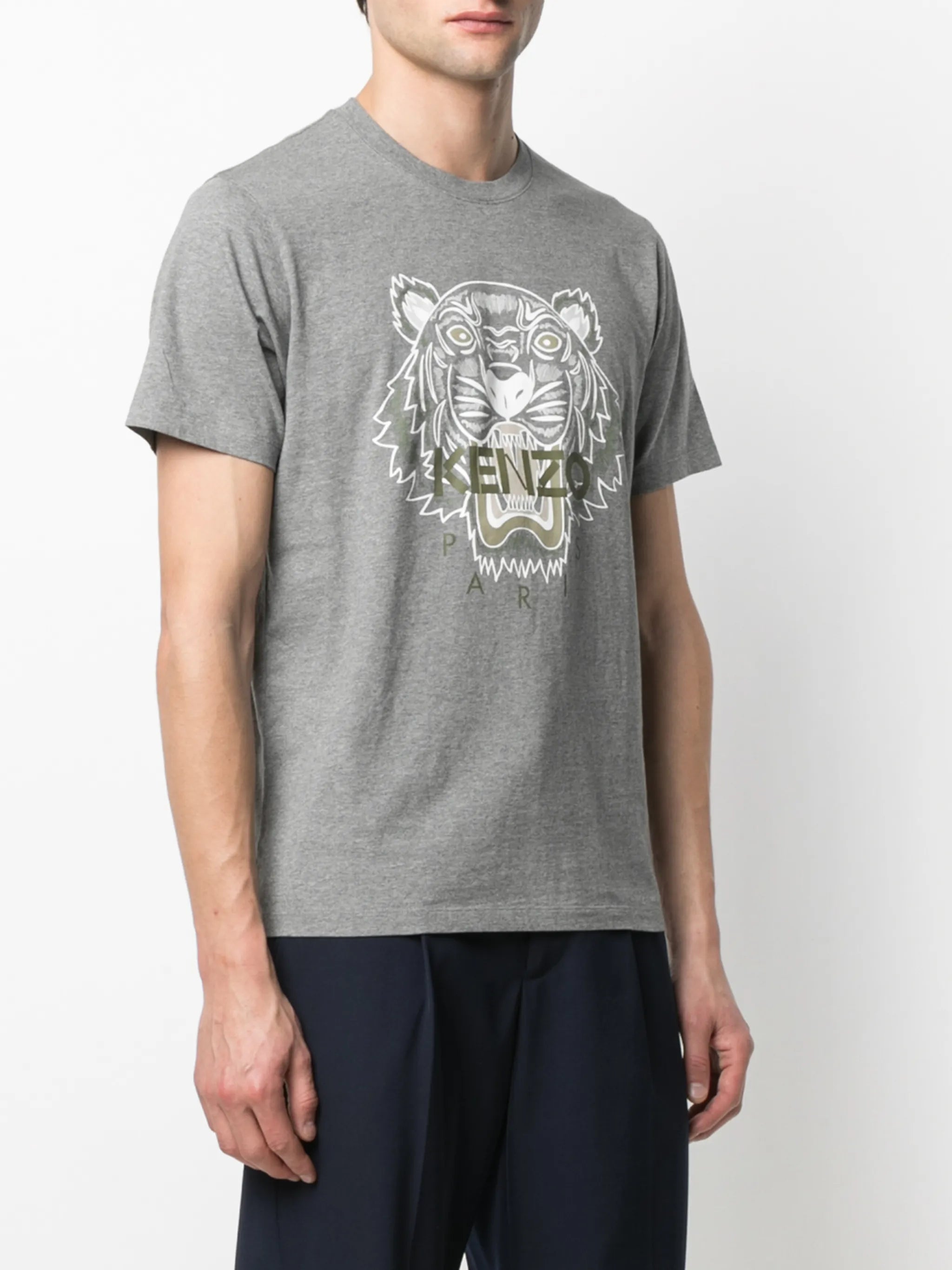 Tiger motif T-shirt