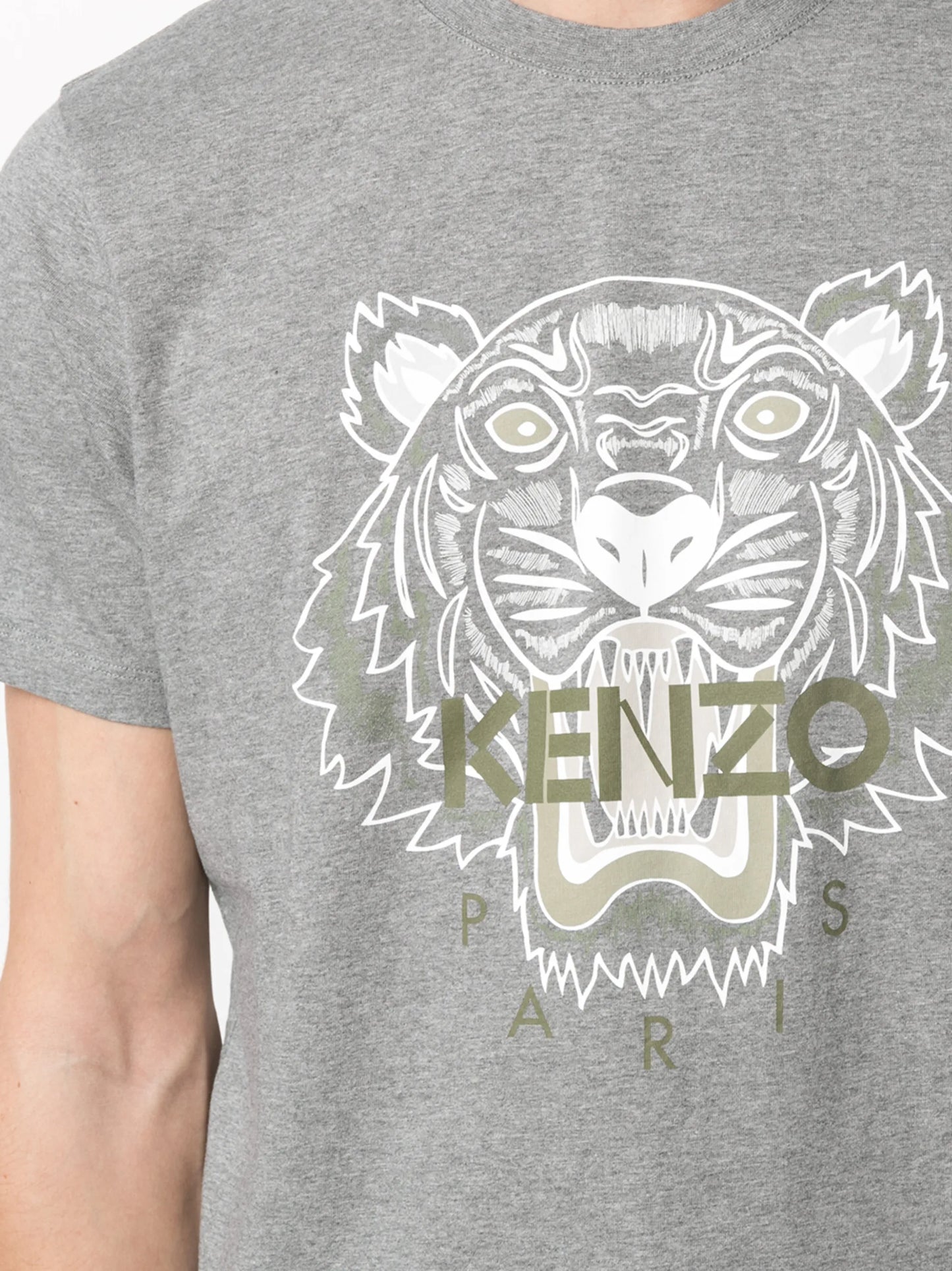 Tiger motif T-shirt