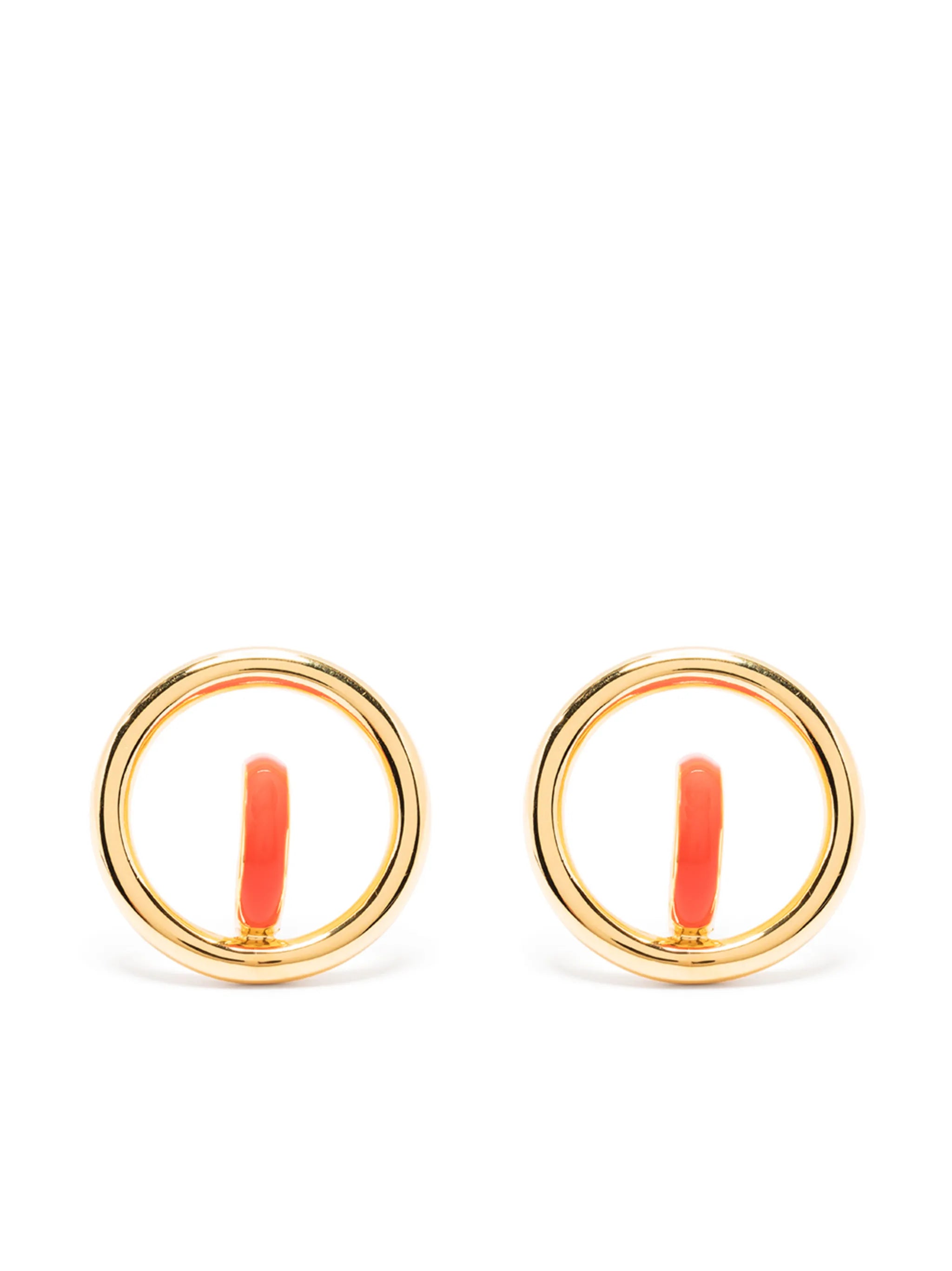 Saturn Blow hoop earrings