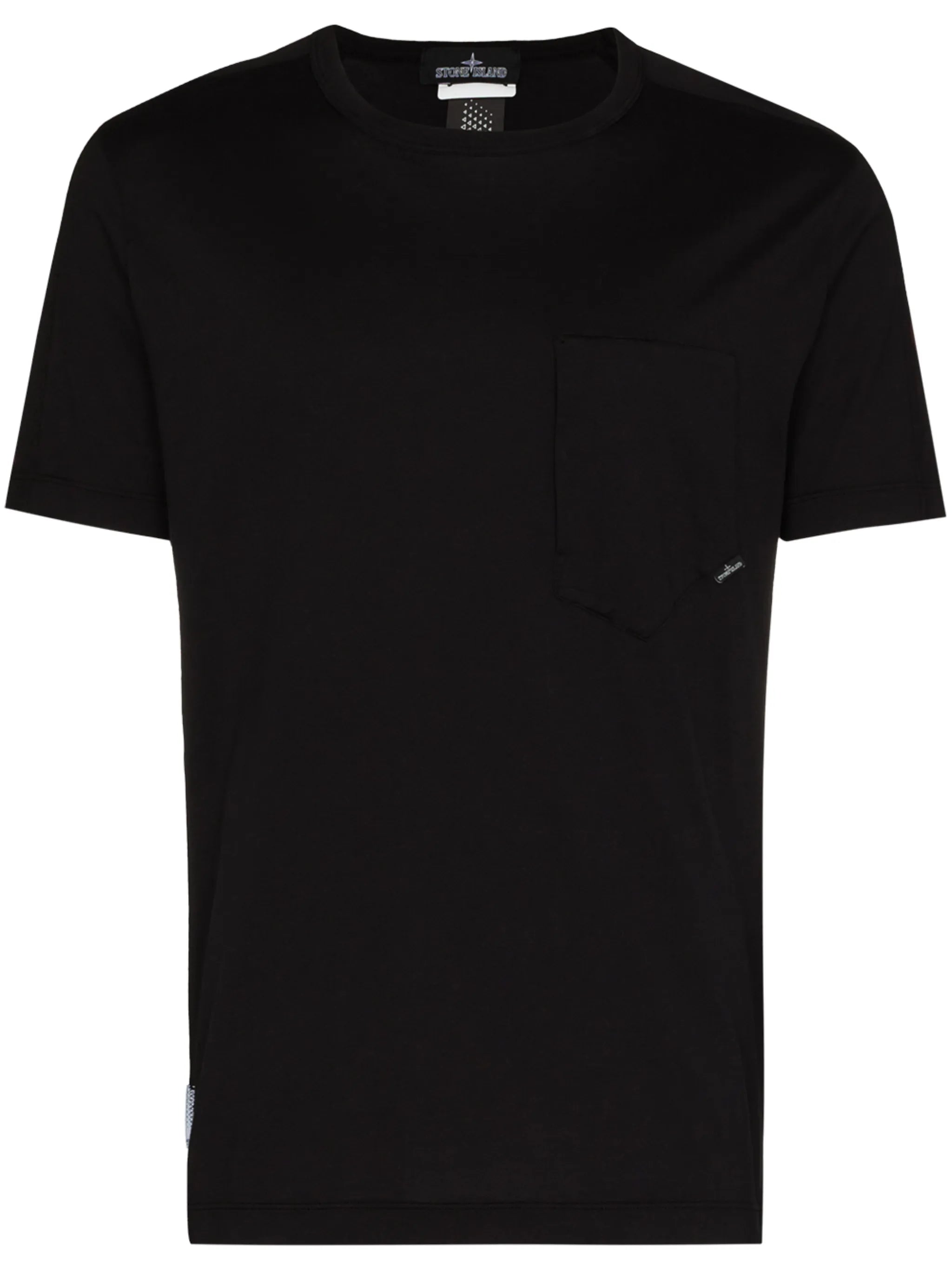 abstract-print crew-neck T-shirt