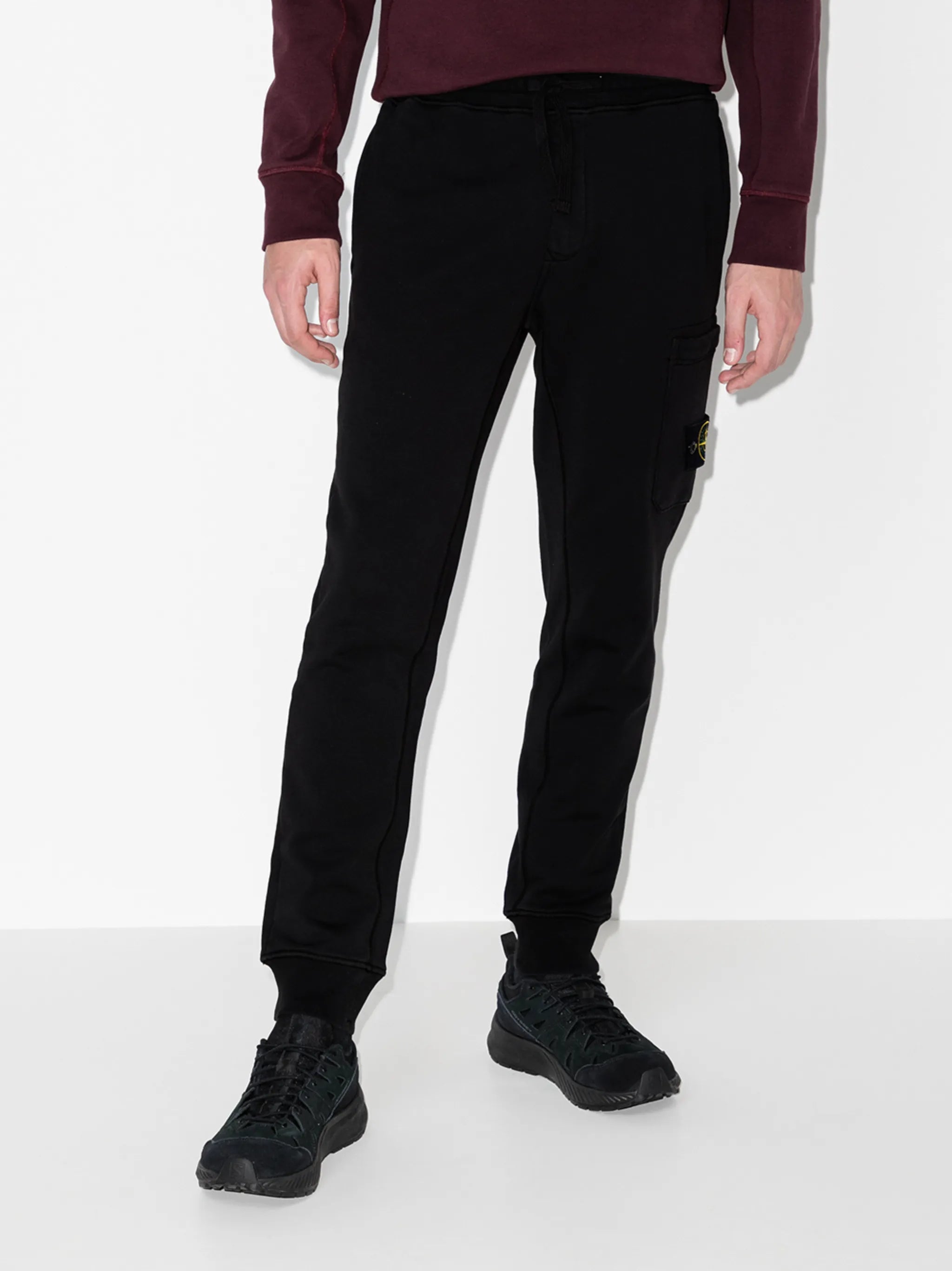 slim leg track trousers