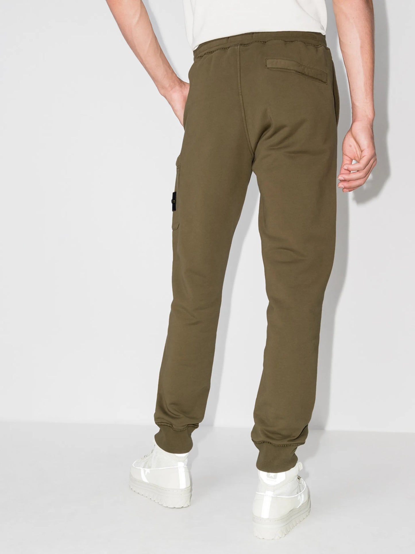 garment-dyed track pants