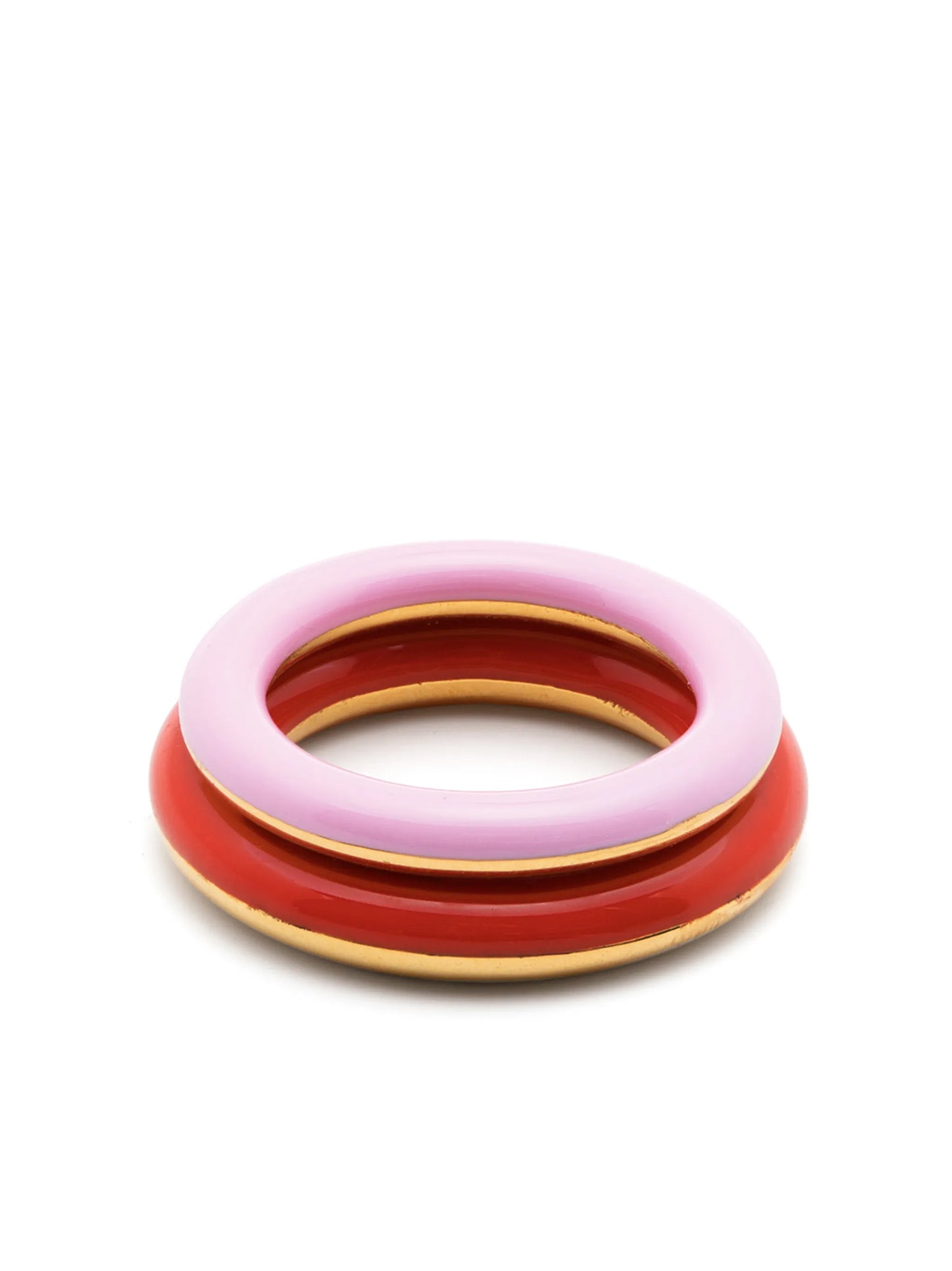 two-tone stackable rings