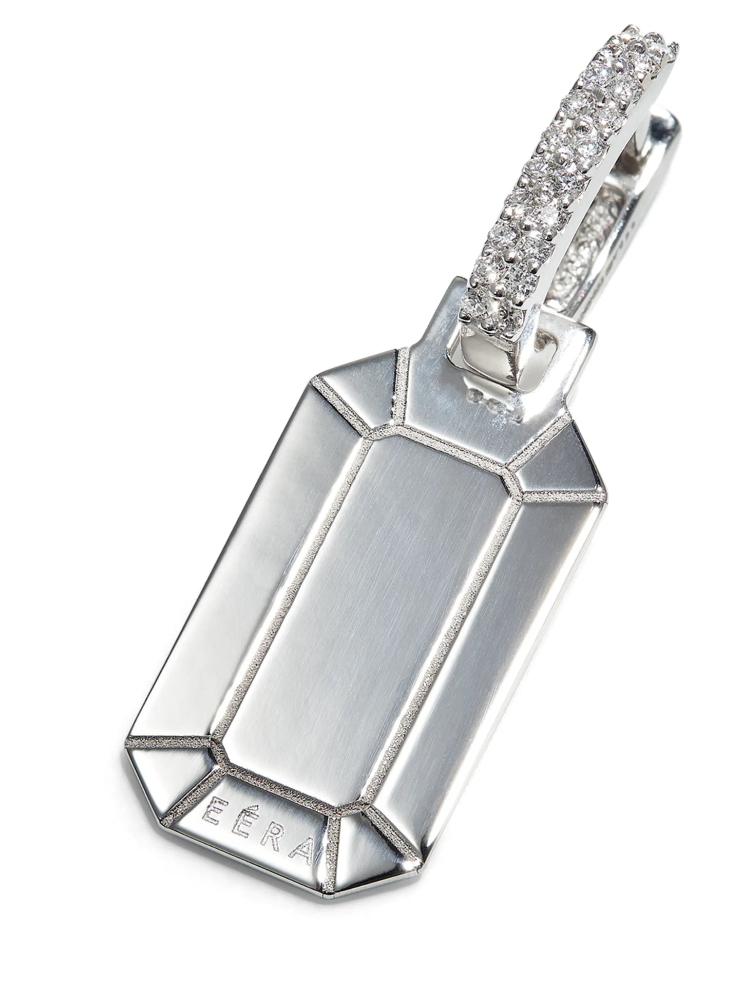18kt white gold and diamond Tokyo earring