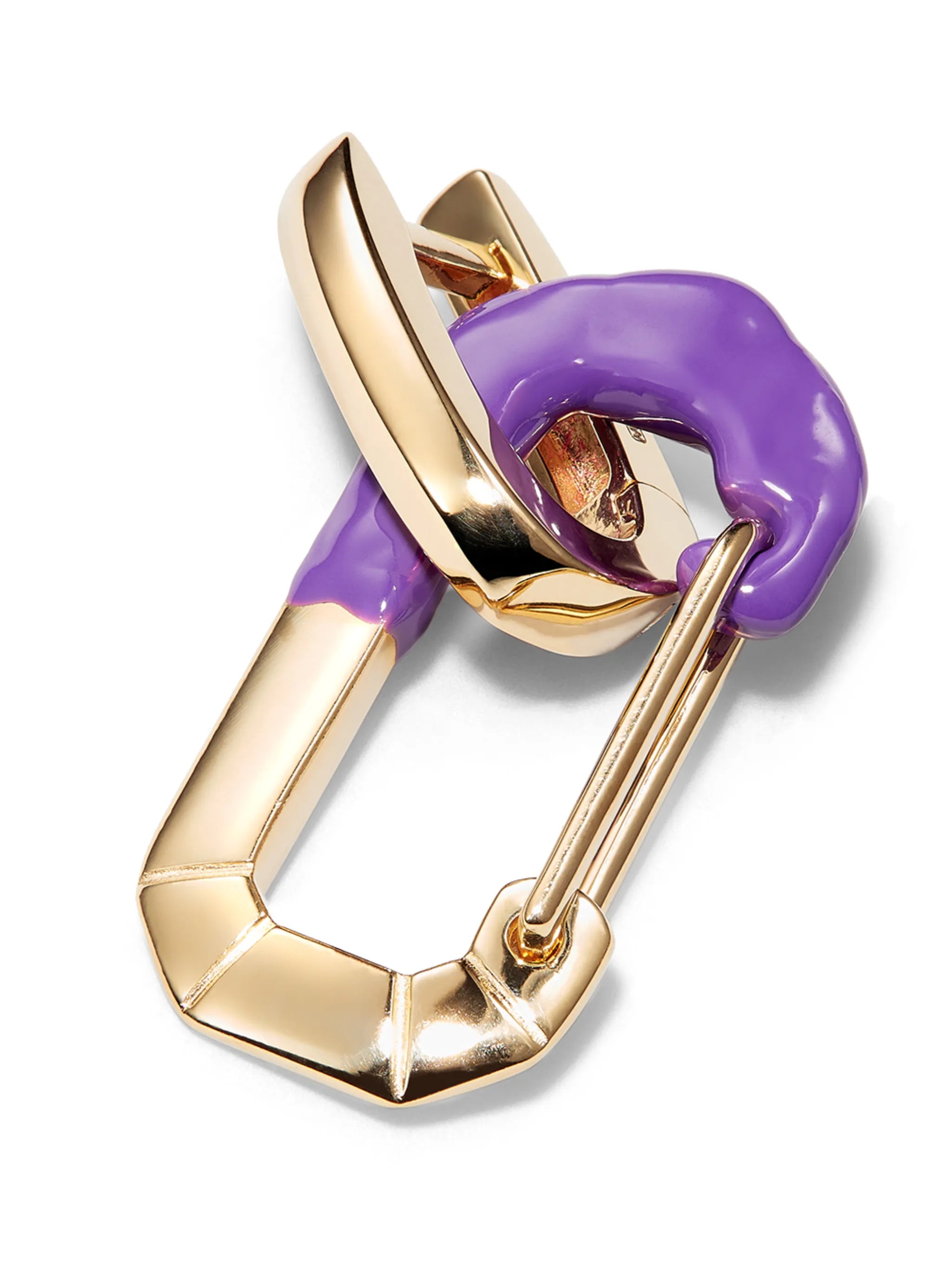 18kt yellow gold Chiara single earring