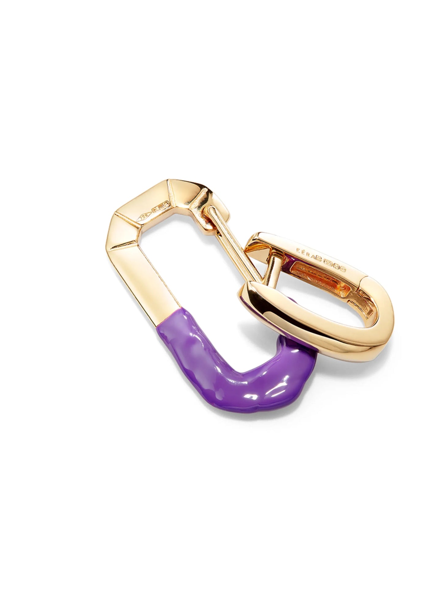 18kt yellow gold Chiara single earring