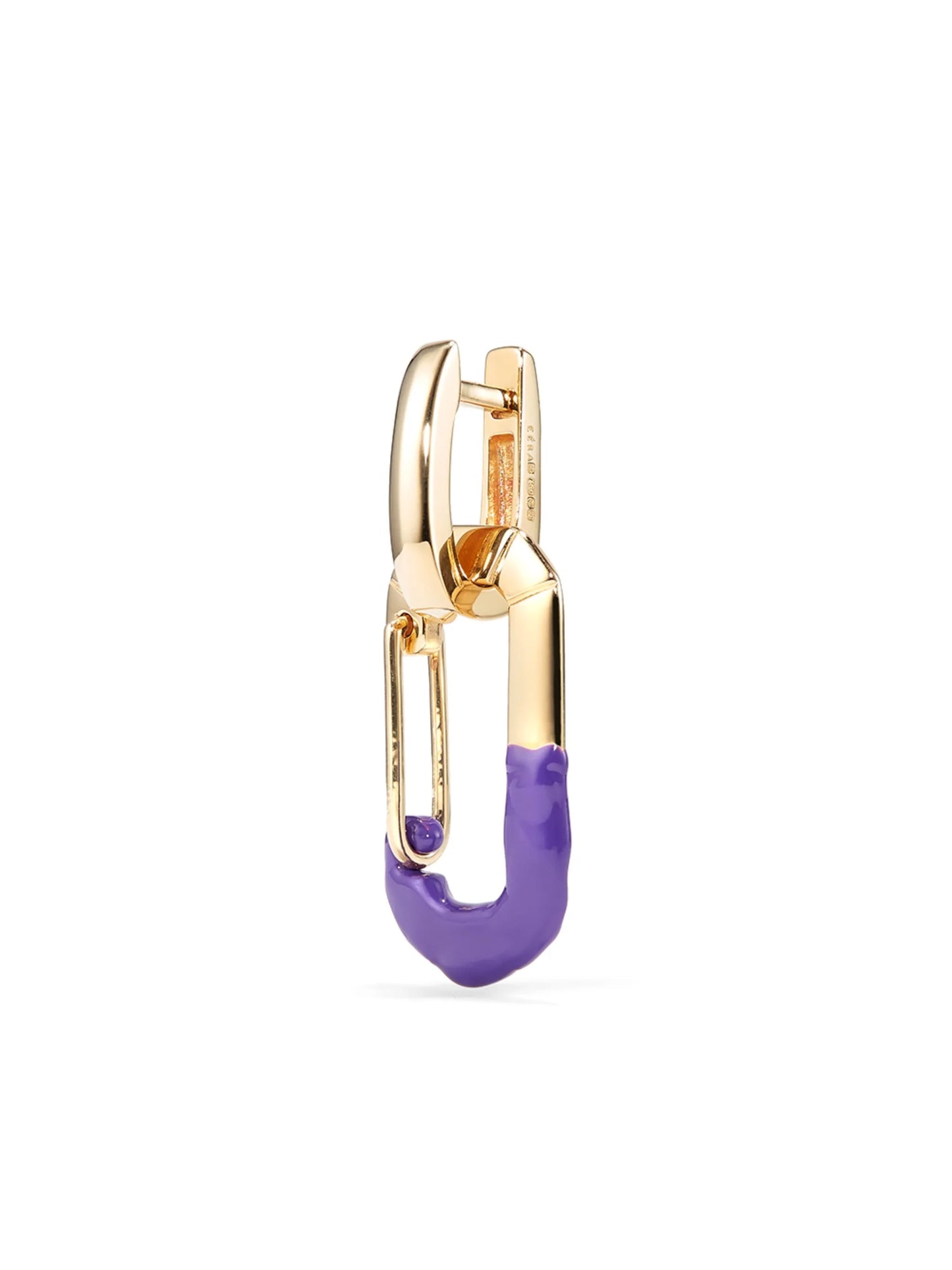 18kt yellow gold Chiara single earring