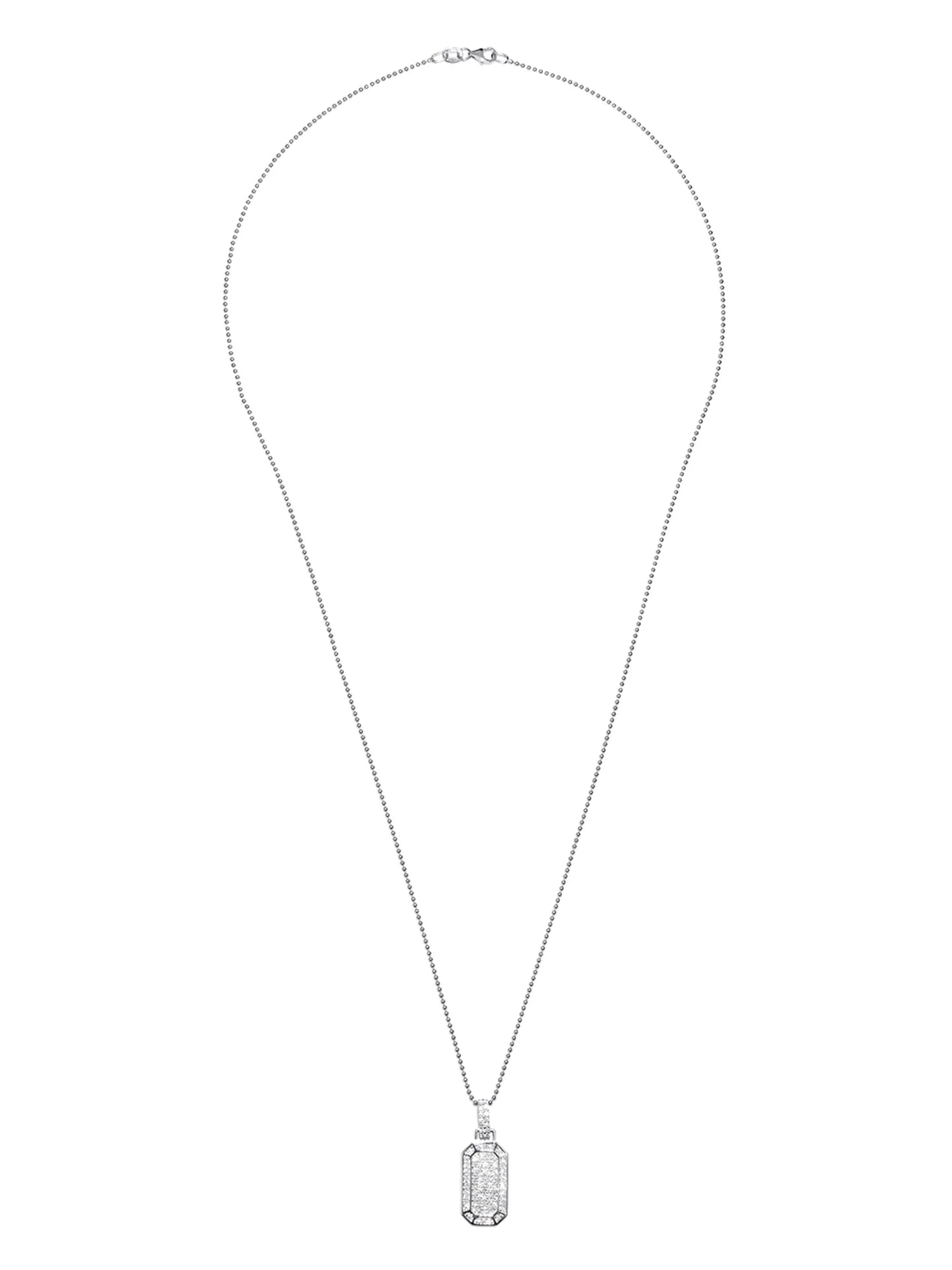 small tokyo diamond pave necklace
