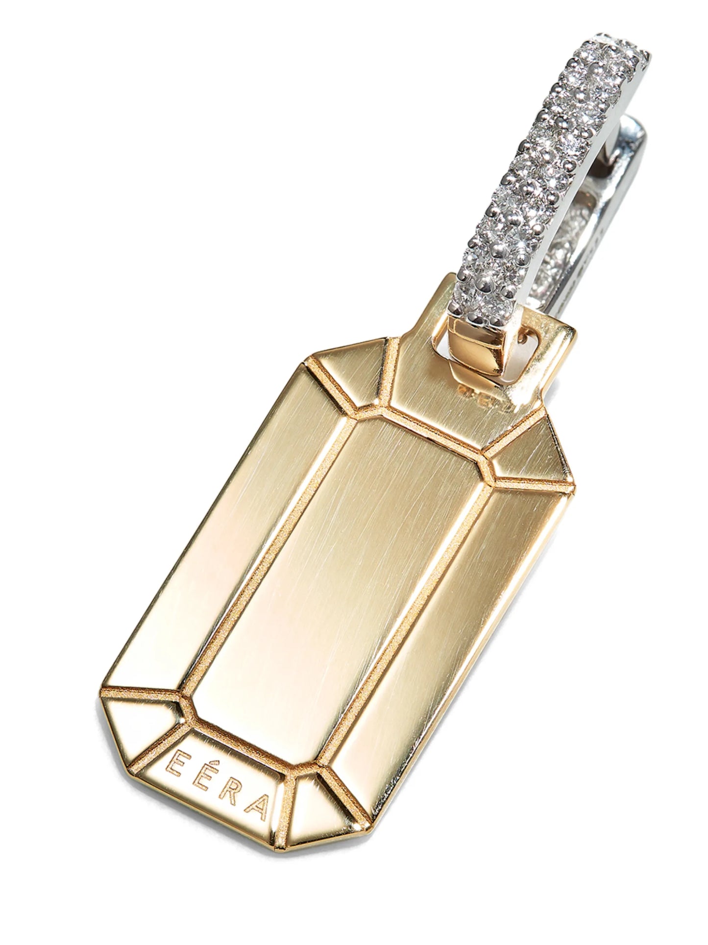 18kt yellow gold Tokyo diamond earring