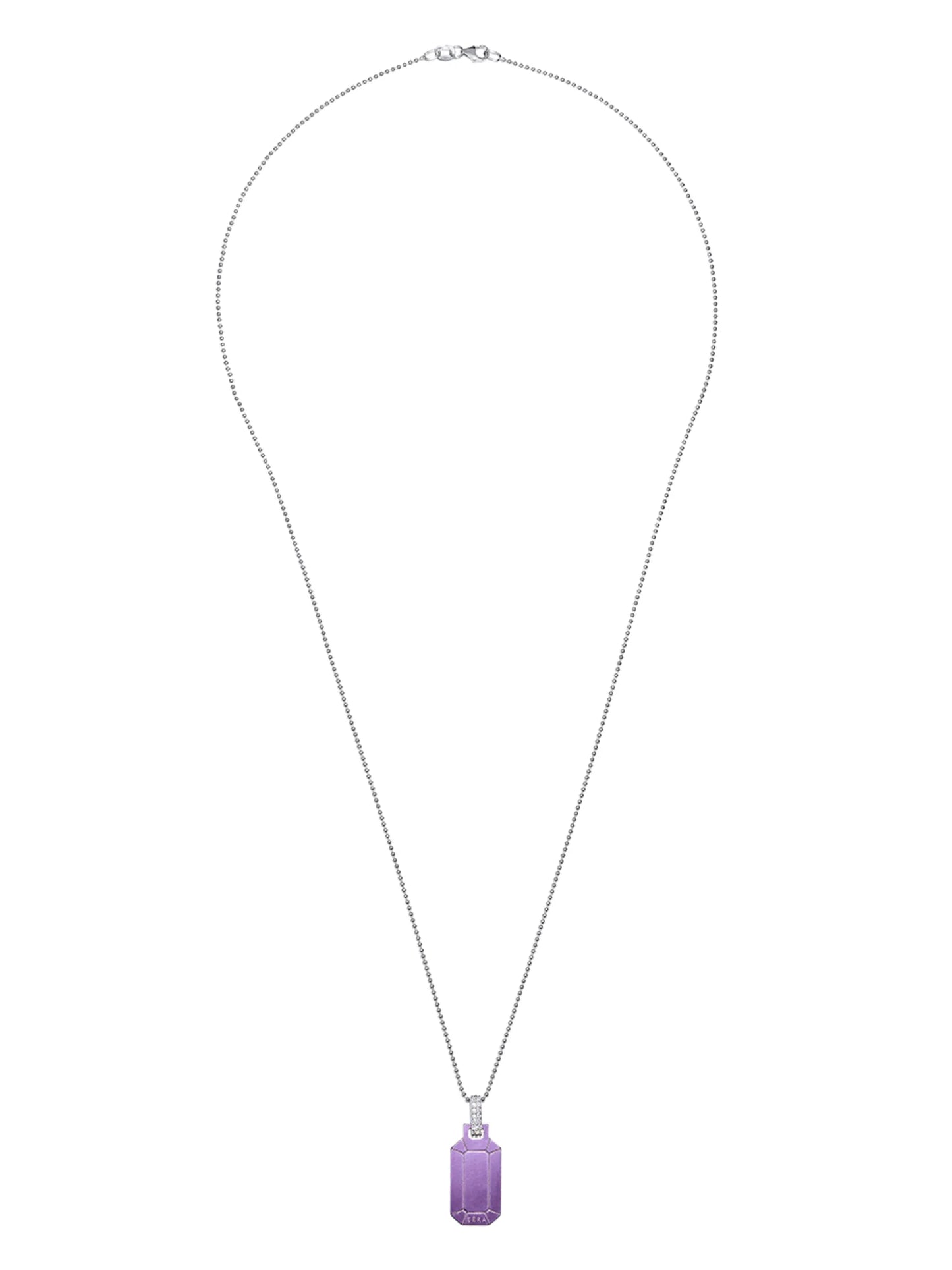 18kt white gold Tokyo pendant necklace
