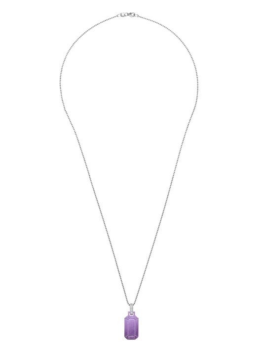18kt white gold Tokyo pendant necklace