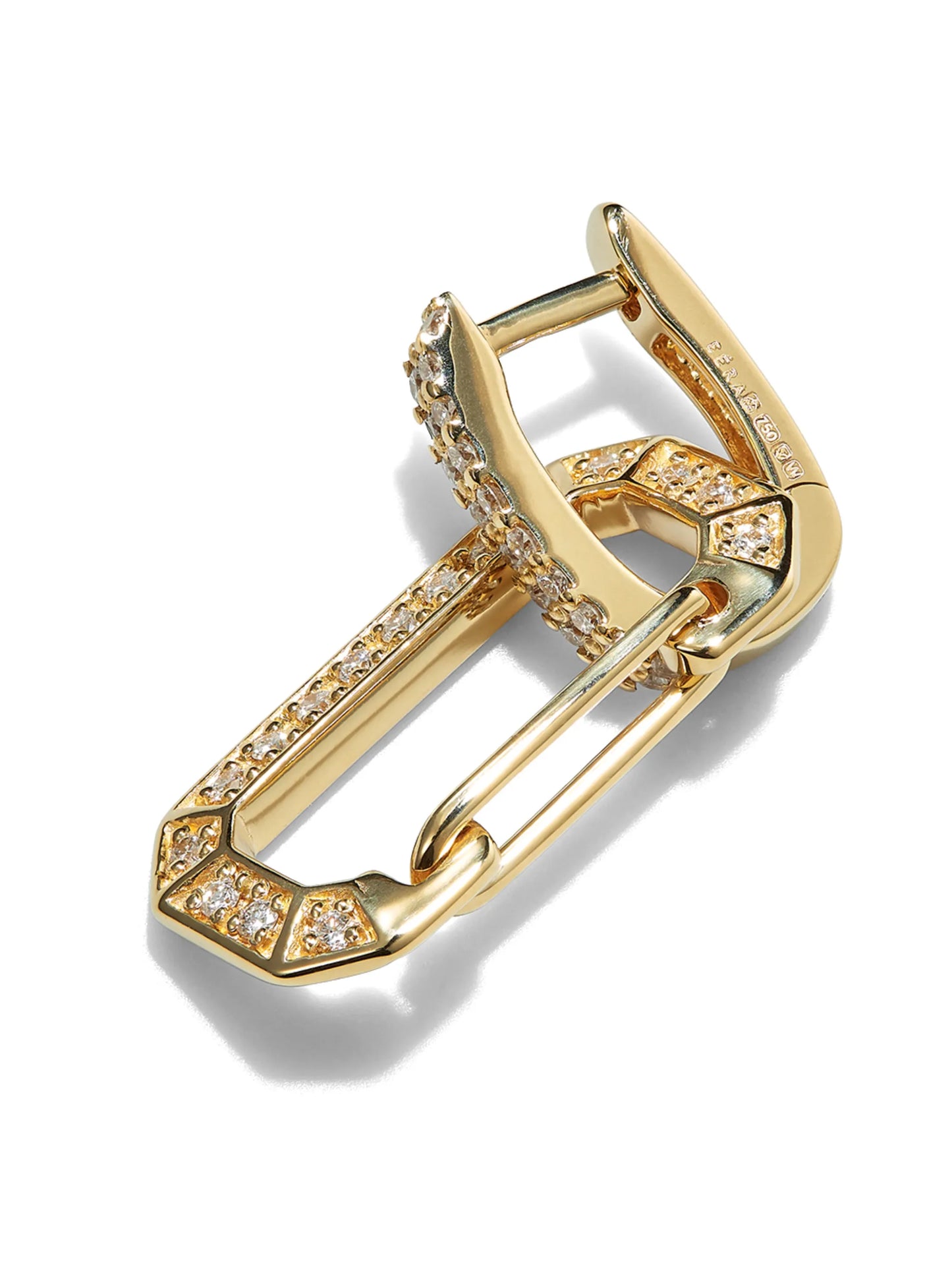 18kt yellow gold Chiara single earring