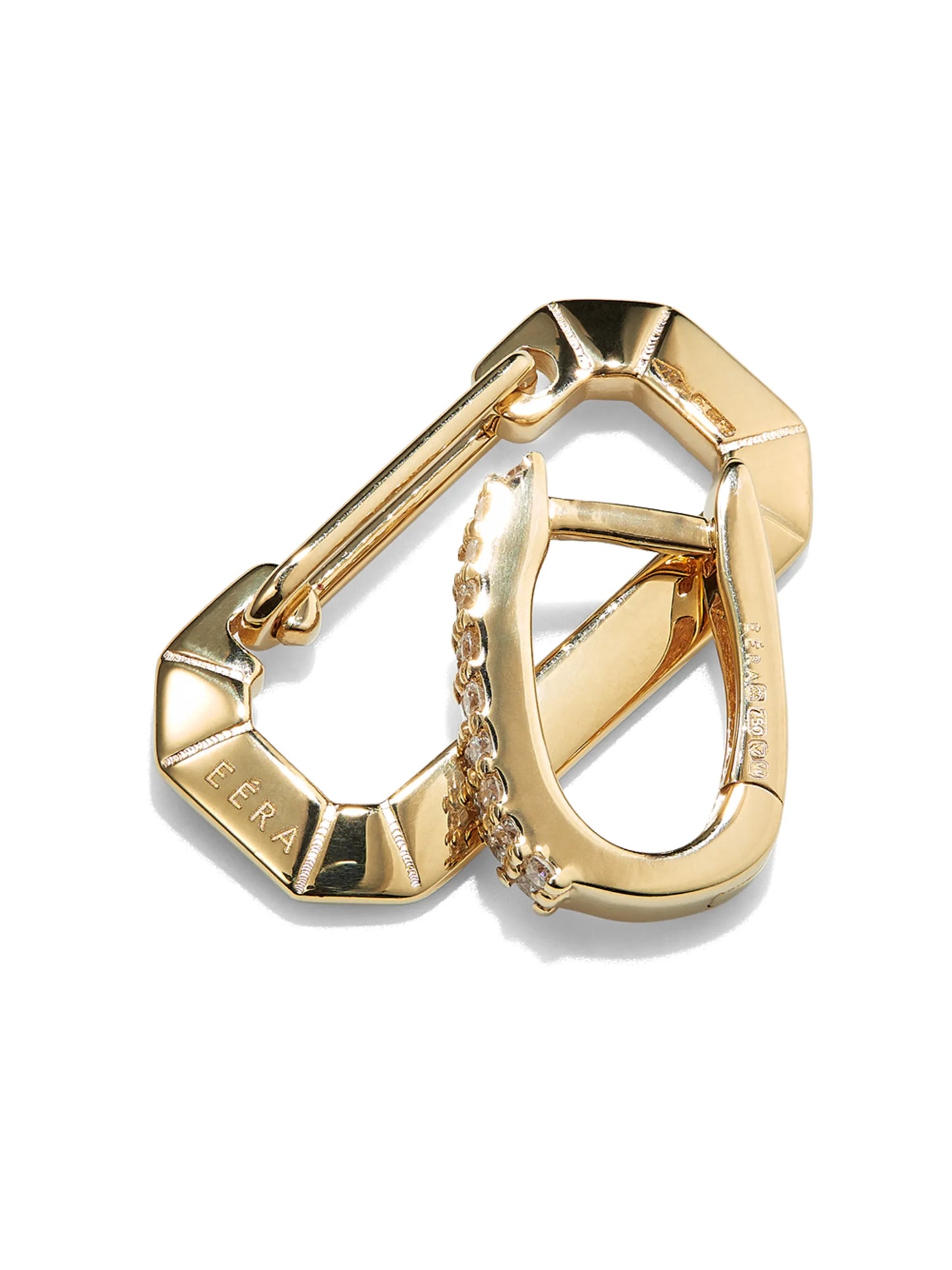 18kt yellow gold Chiara single earring