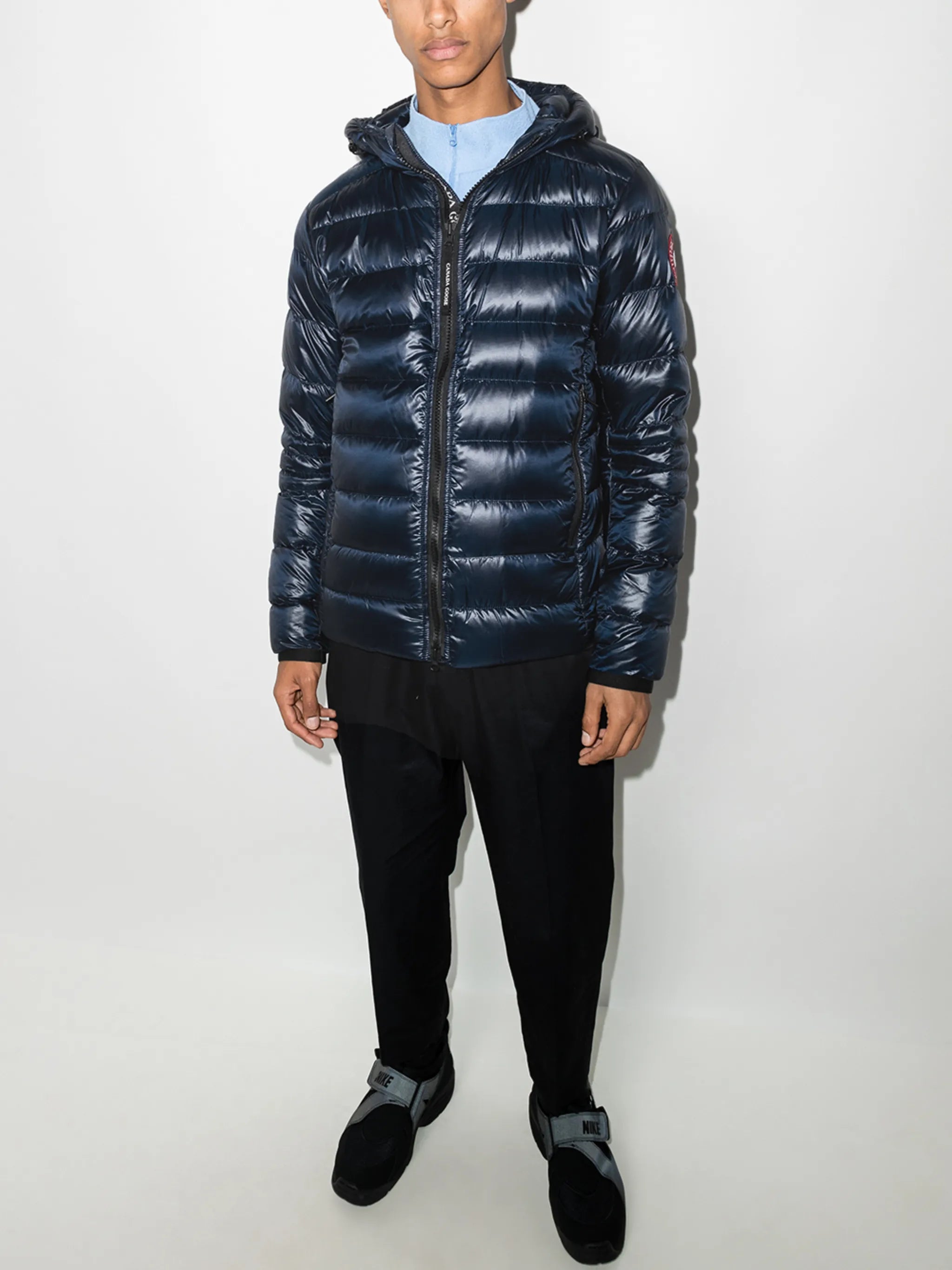 Crofton packable hooded jacket