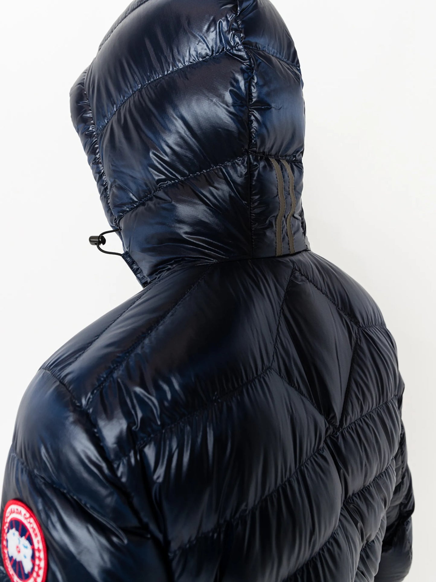 Crofton packable hooded jacket