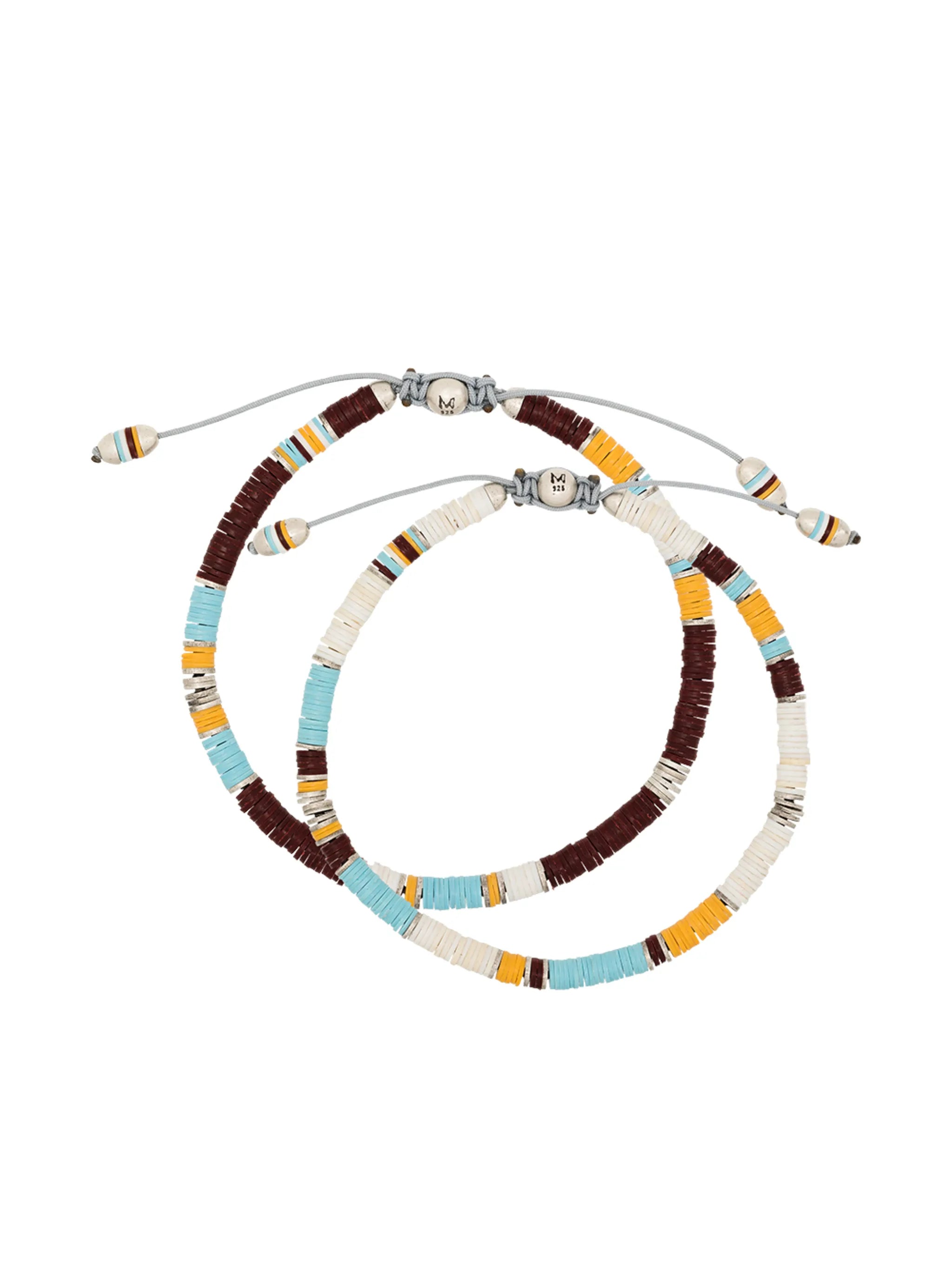set of 2 Rainbow bracelets