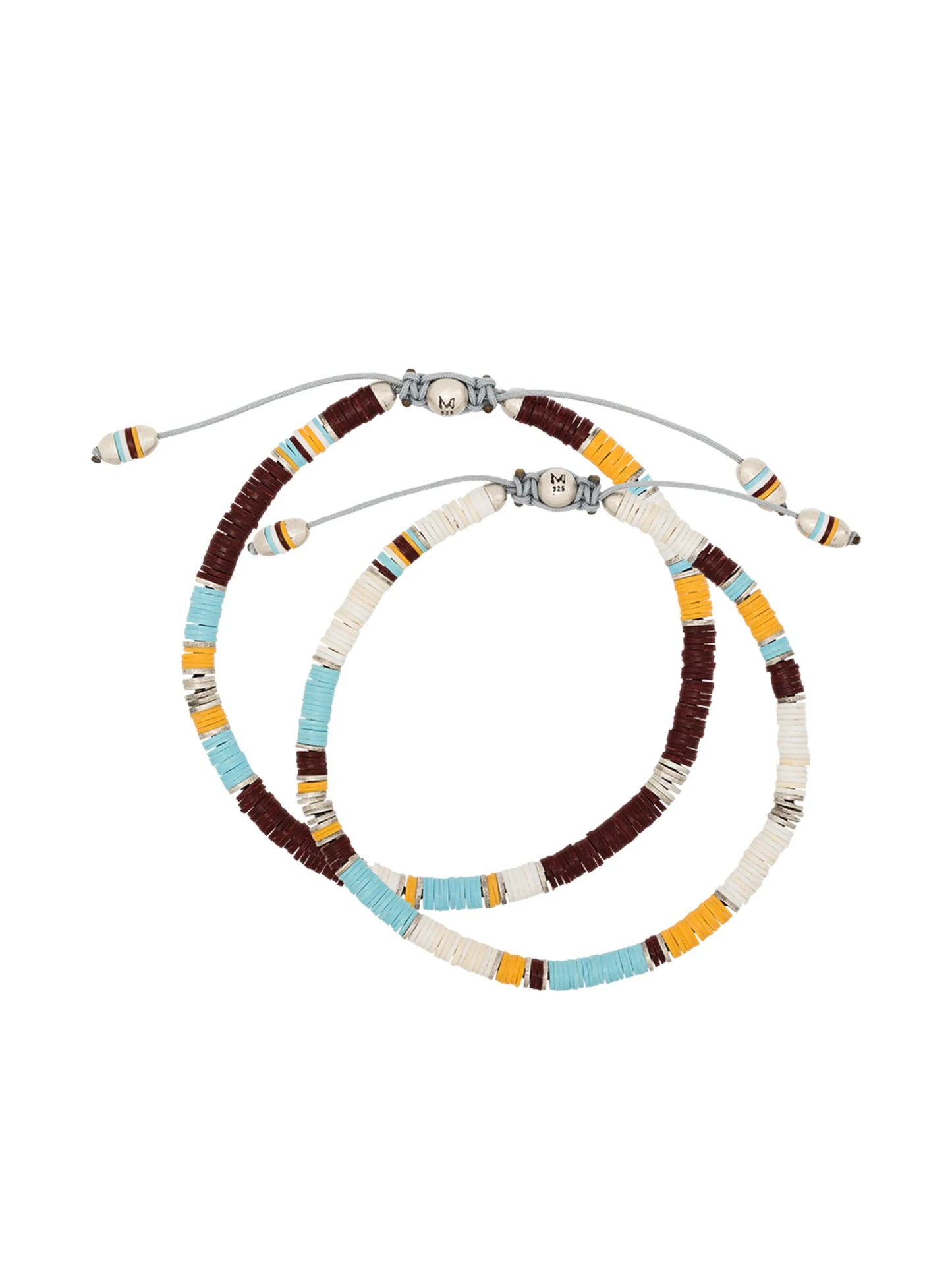 set of 2 Rainbow bracelets