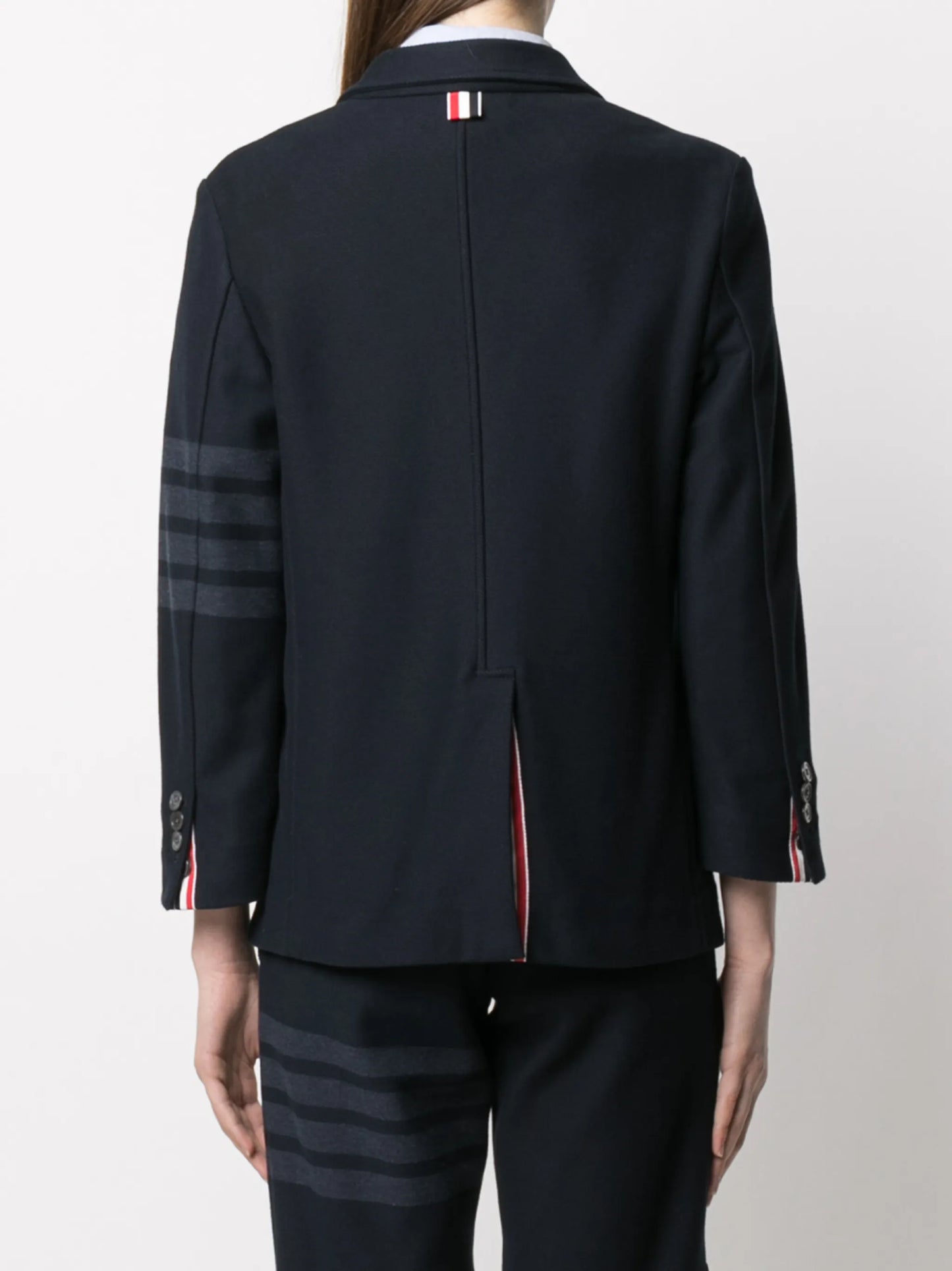 4-Bar stripe twill sack jacket