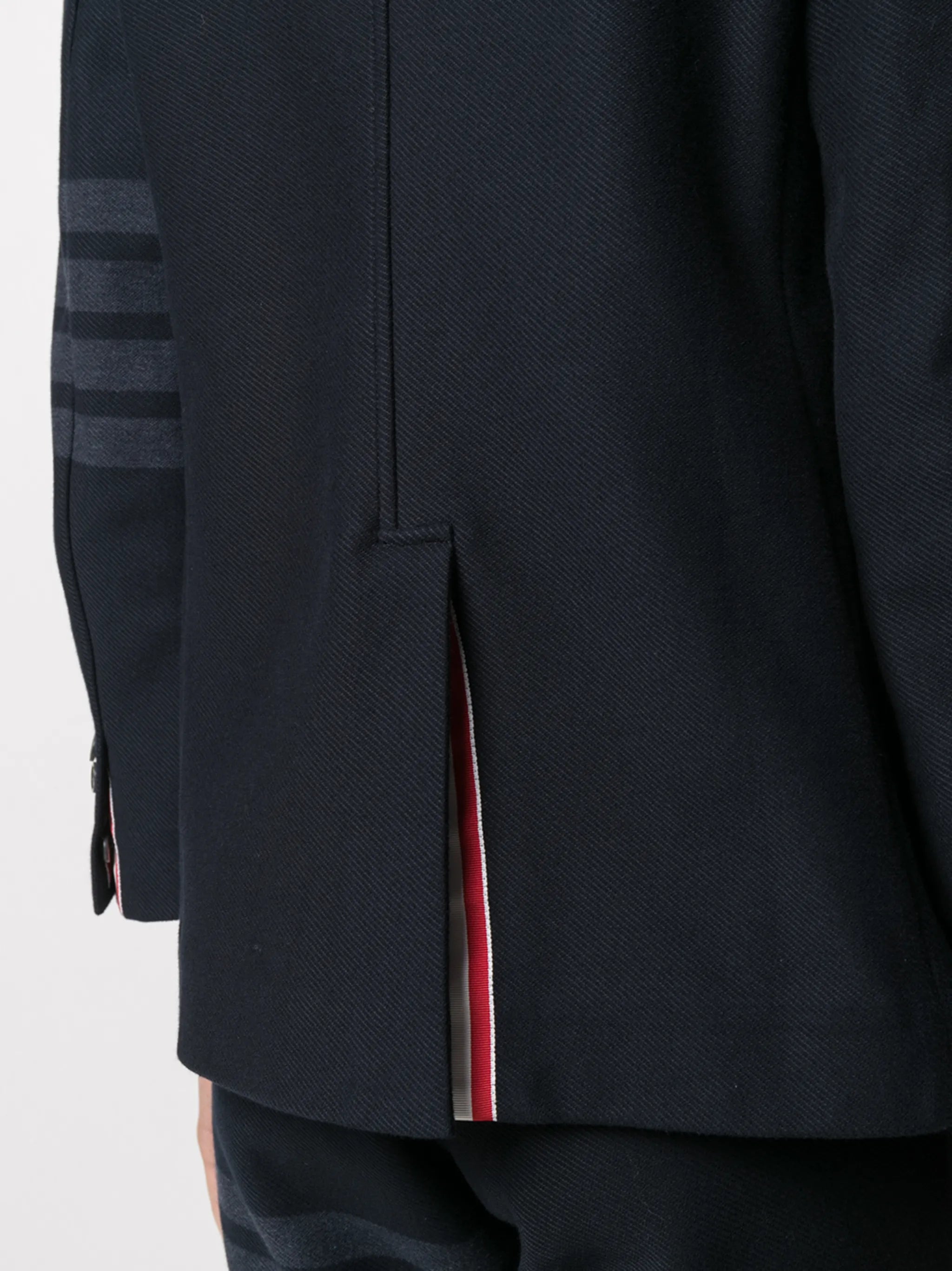4-Bar stripe twill sack jacket