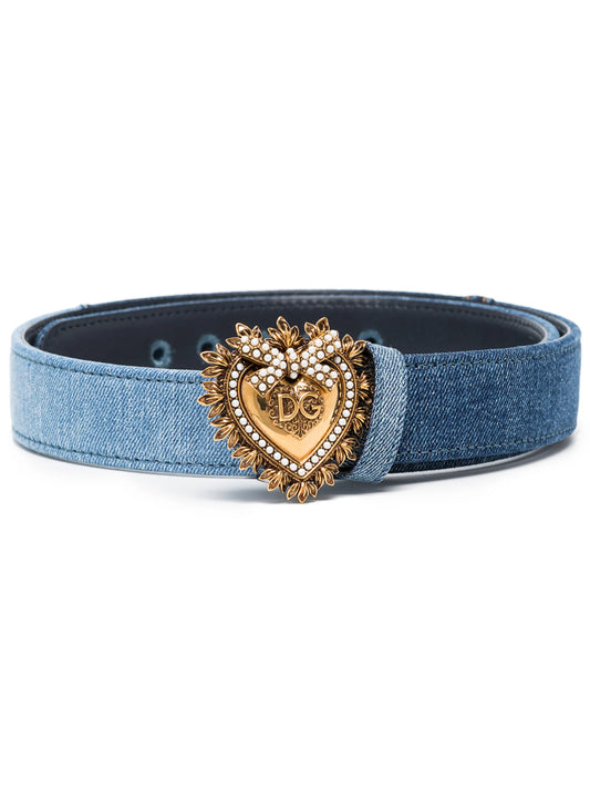 Devotion denim belt
