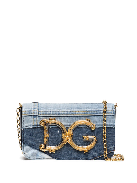 DG Girls denim mini bag